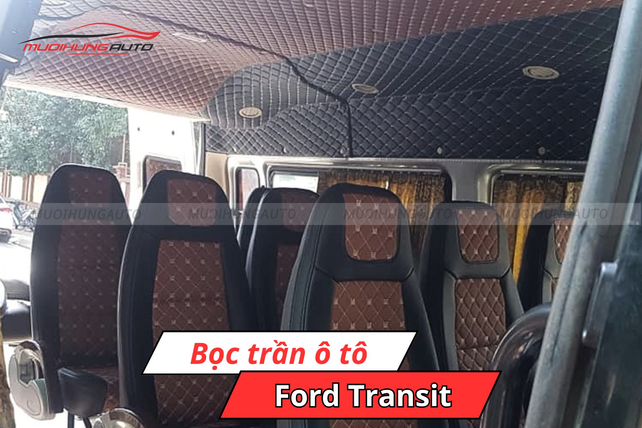 Bọc trần xe Ford Transit