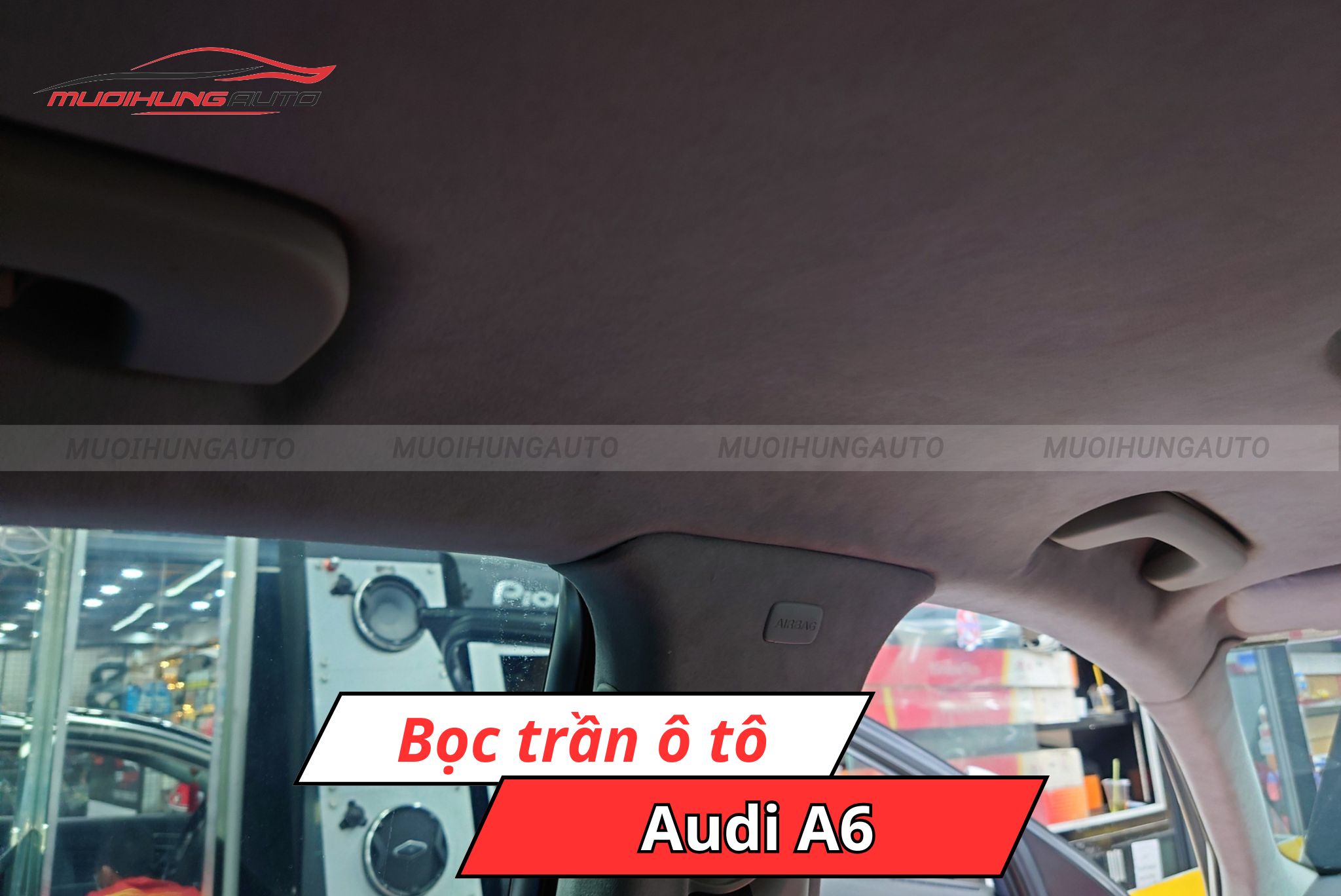 Bọc trần xe hơi Audi A6