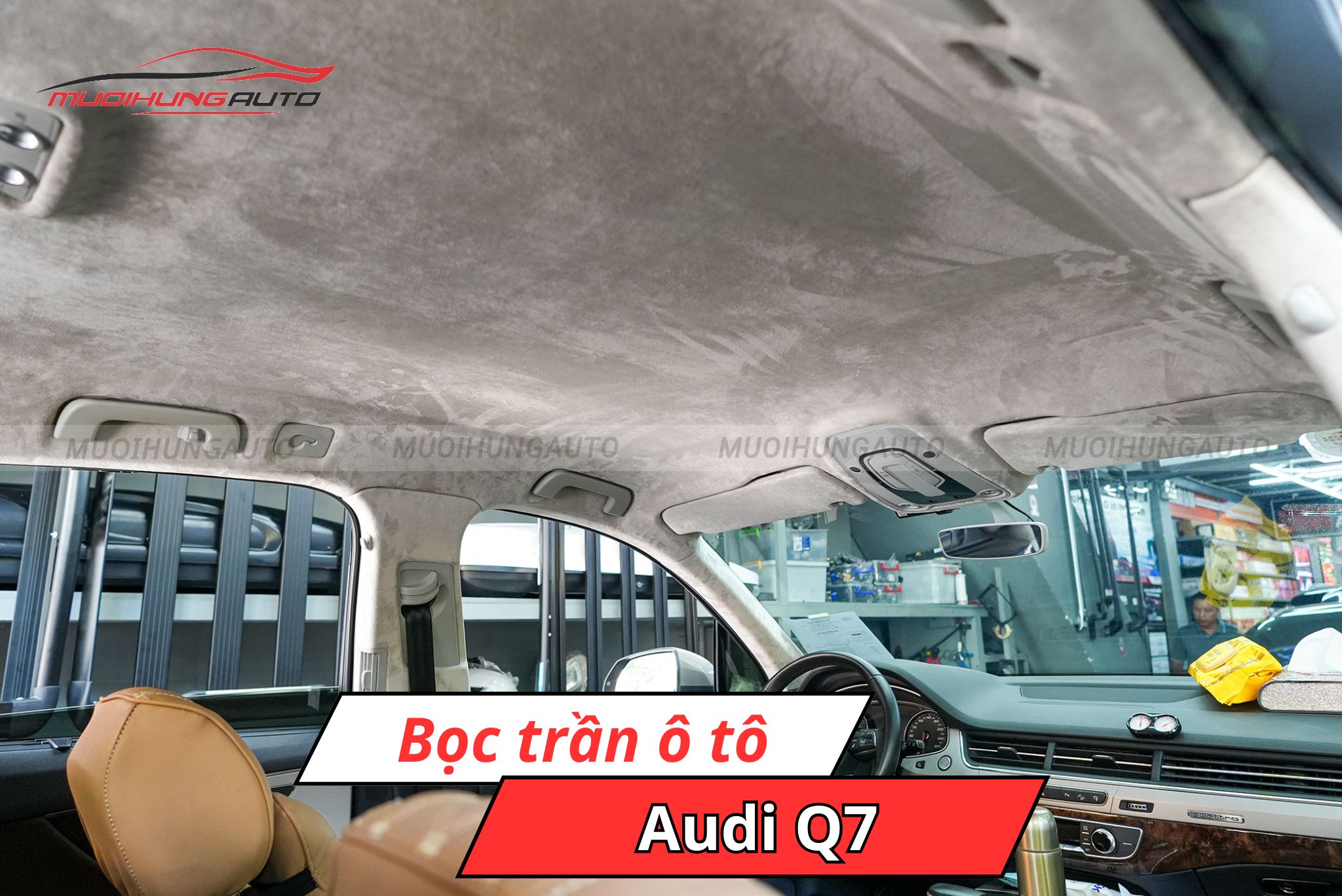 Bọc trần xe hơi Audi Q7