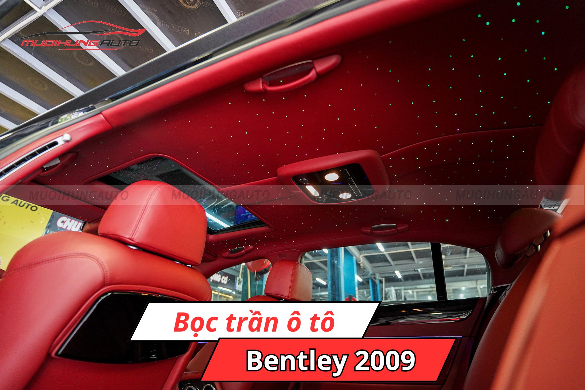 Bọc trần xe hơi Bentley 2009