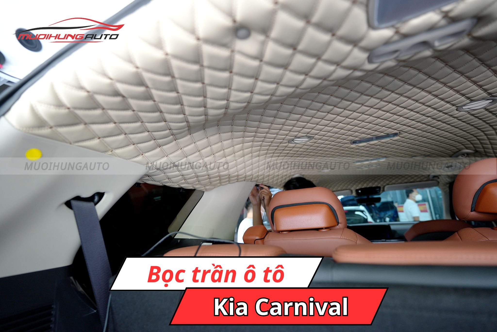 Bọc trần xe hơi Kia Carnival