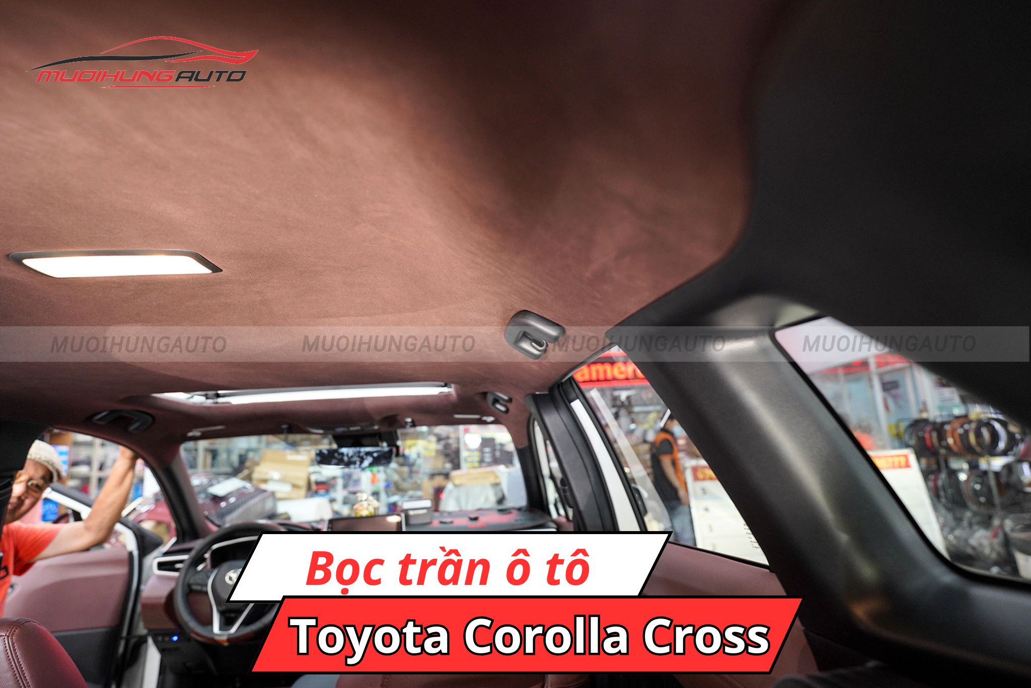 Bọc trần xe hơi Toyota Corolla Cross