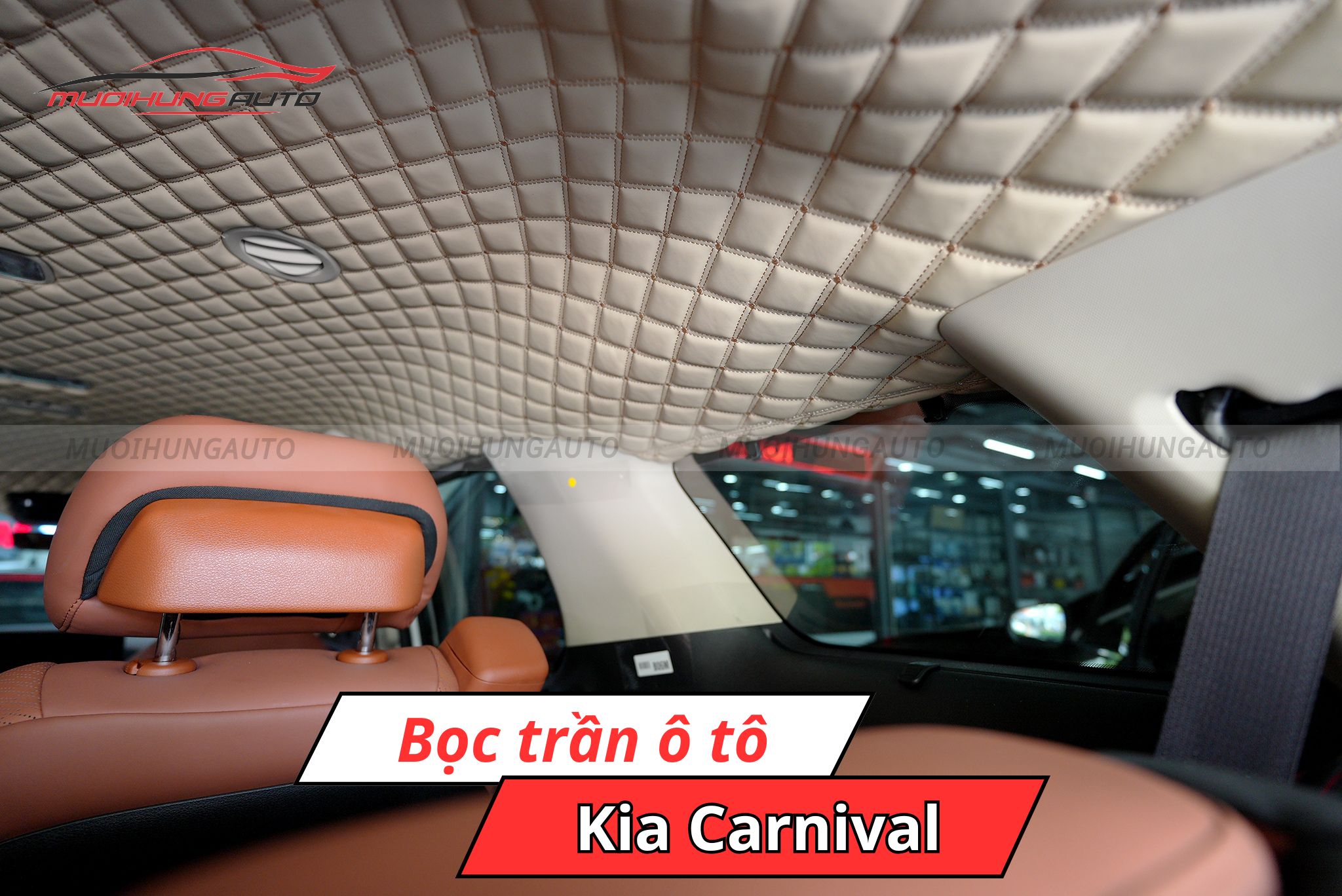 Bọc trần xe Kia Carnival