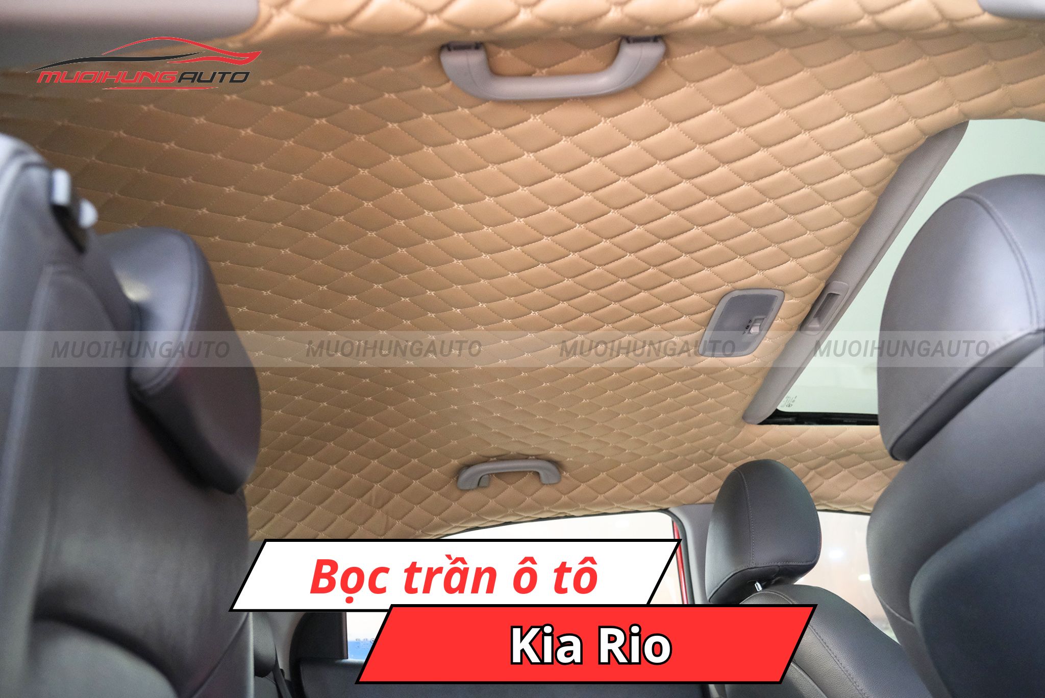 Bọc trần xe Kia Rio
