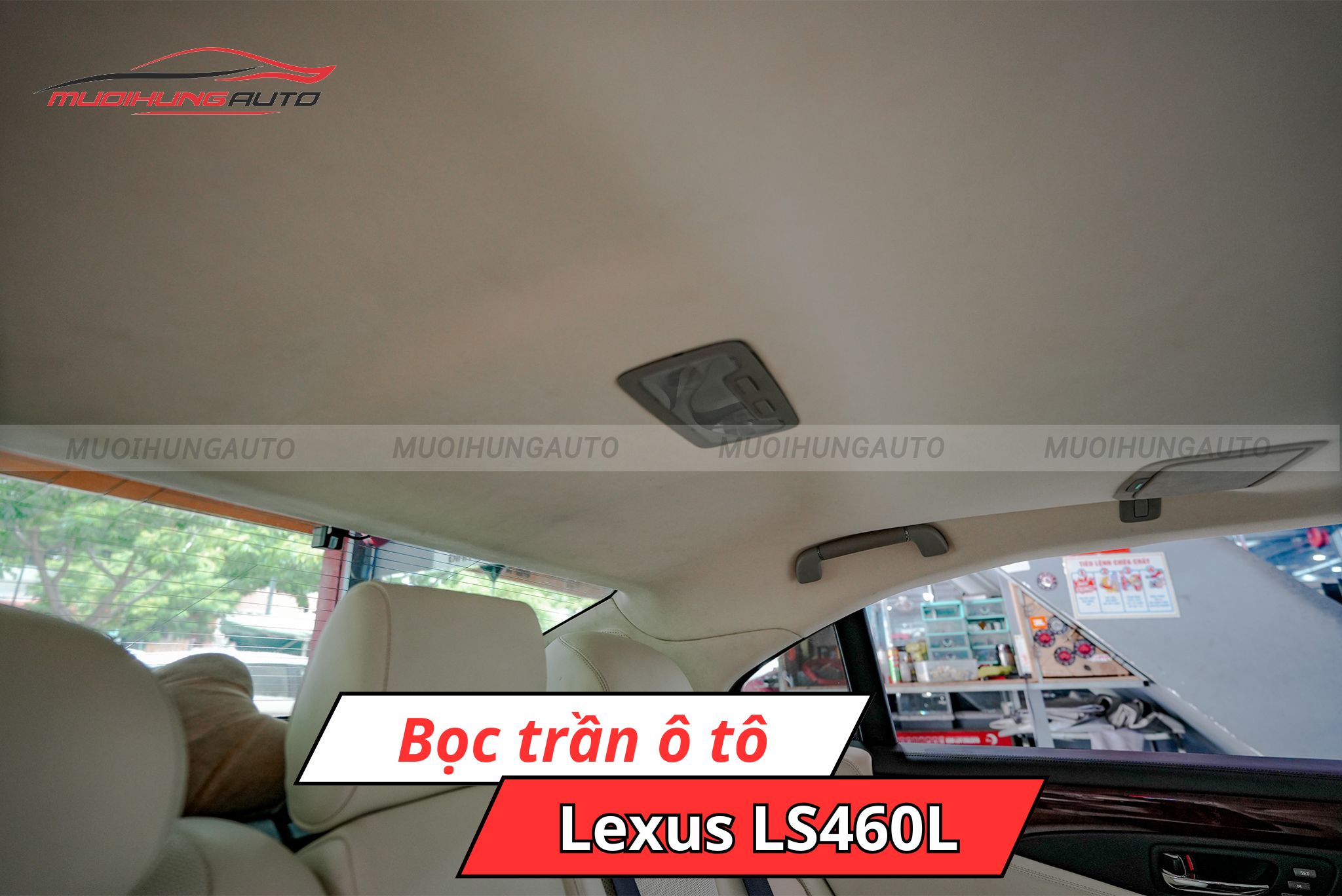 Bọc trần xe Lexus LS460L