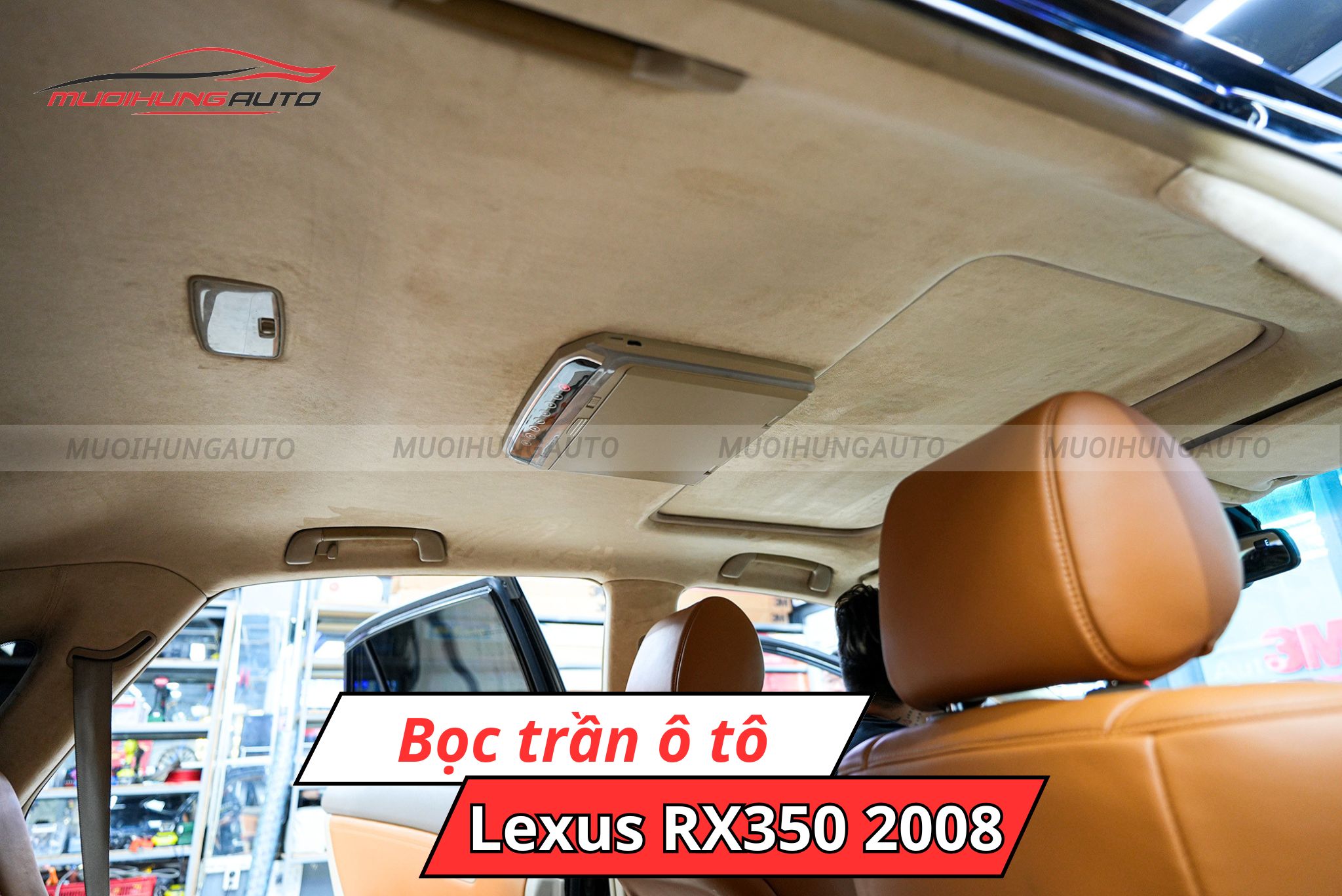 Bọc trần xe Lexus RX350 2008