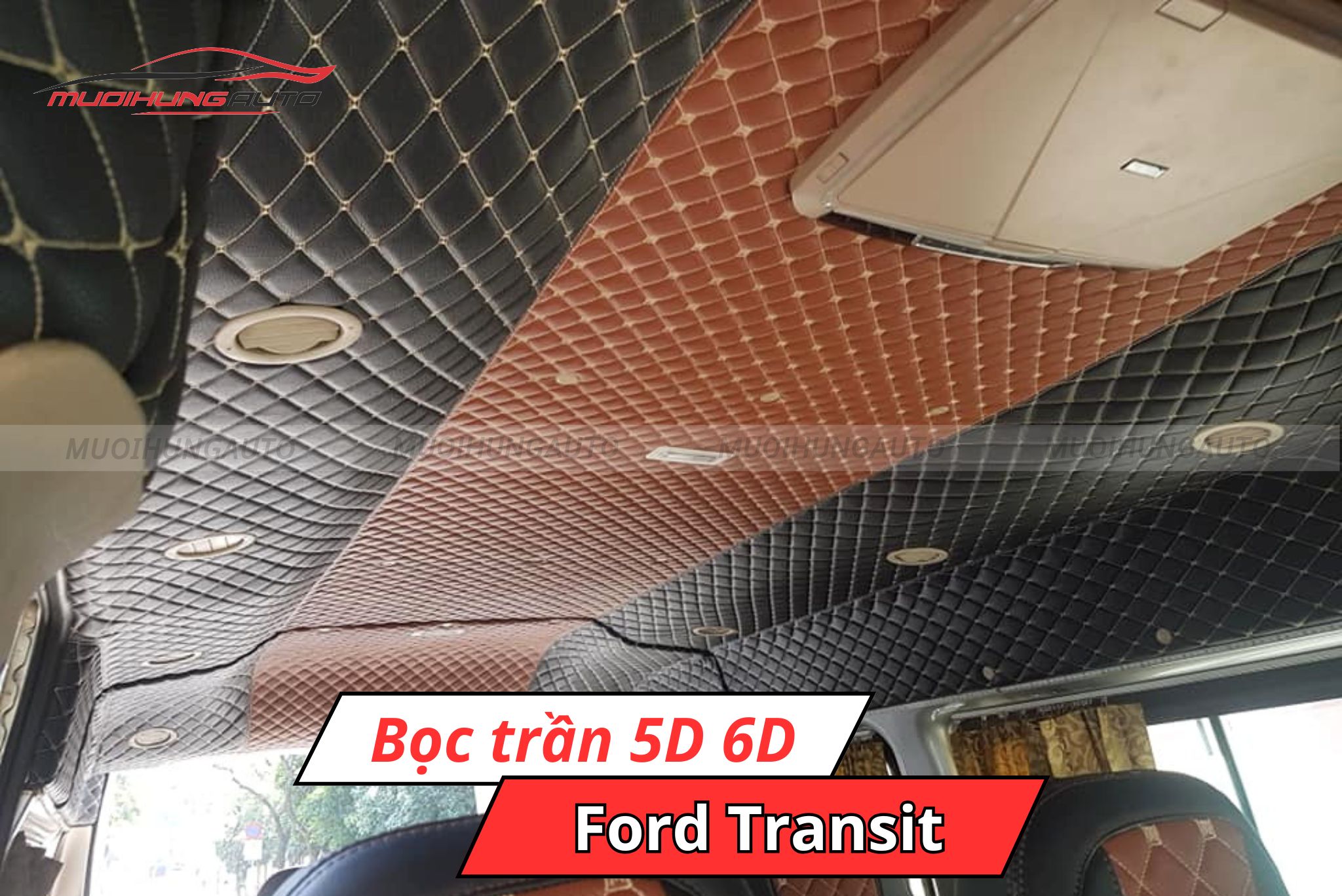 Bọc trần xe ô tô 5D 6D Ford Transit