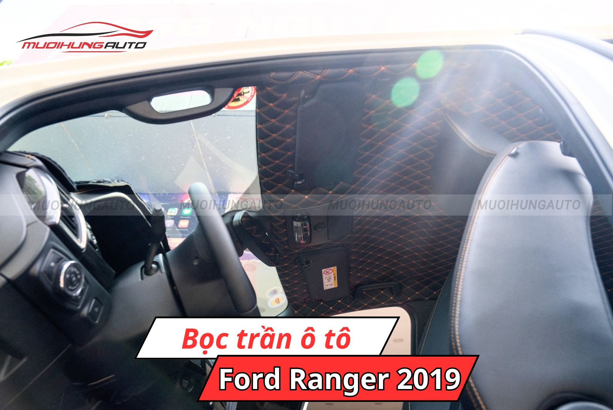 Bọc trần xe ô tô Ford Ranger 2019
