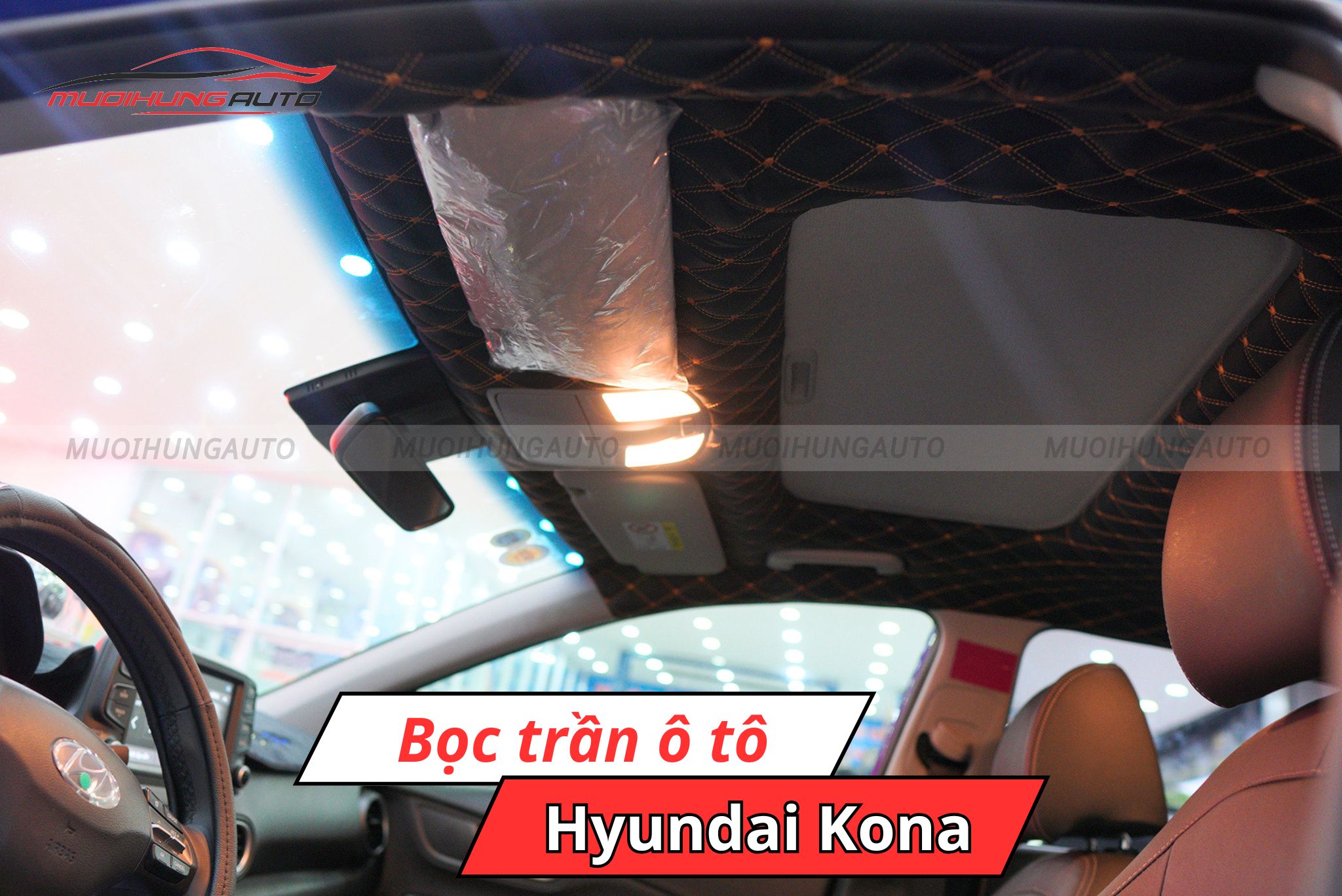 Bọc trần xe ô tô Hyundai Kona