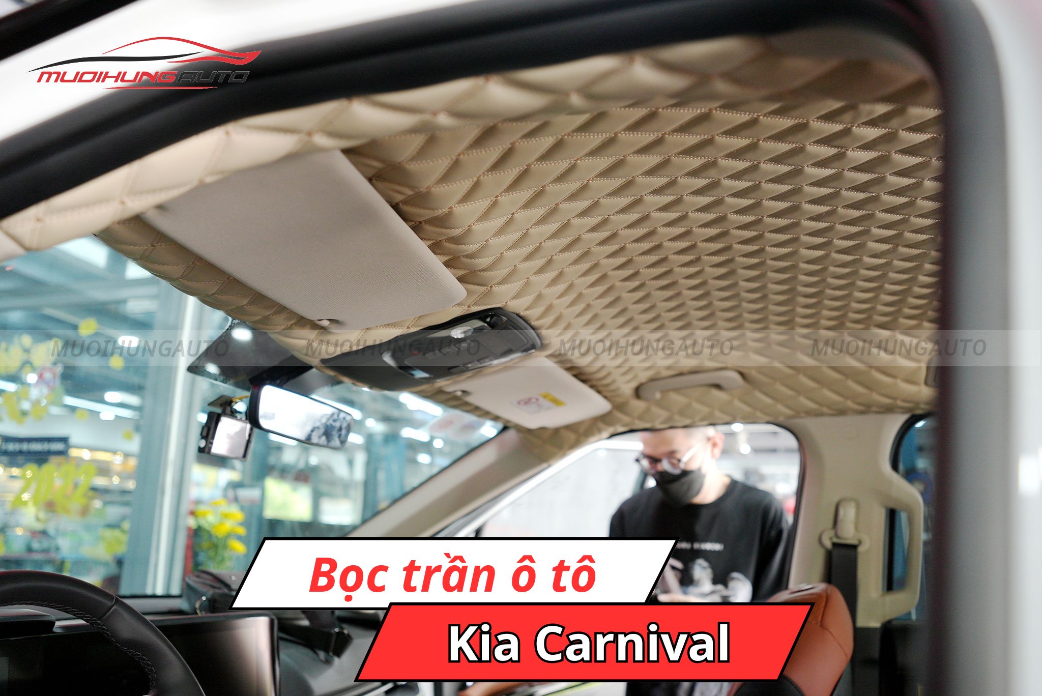 Bọc trần xe ô tô Kia Carnival