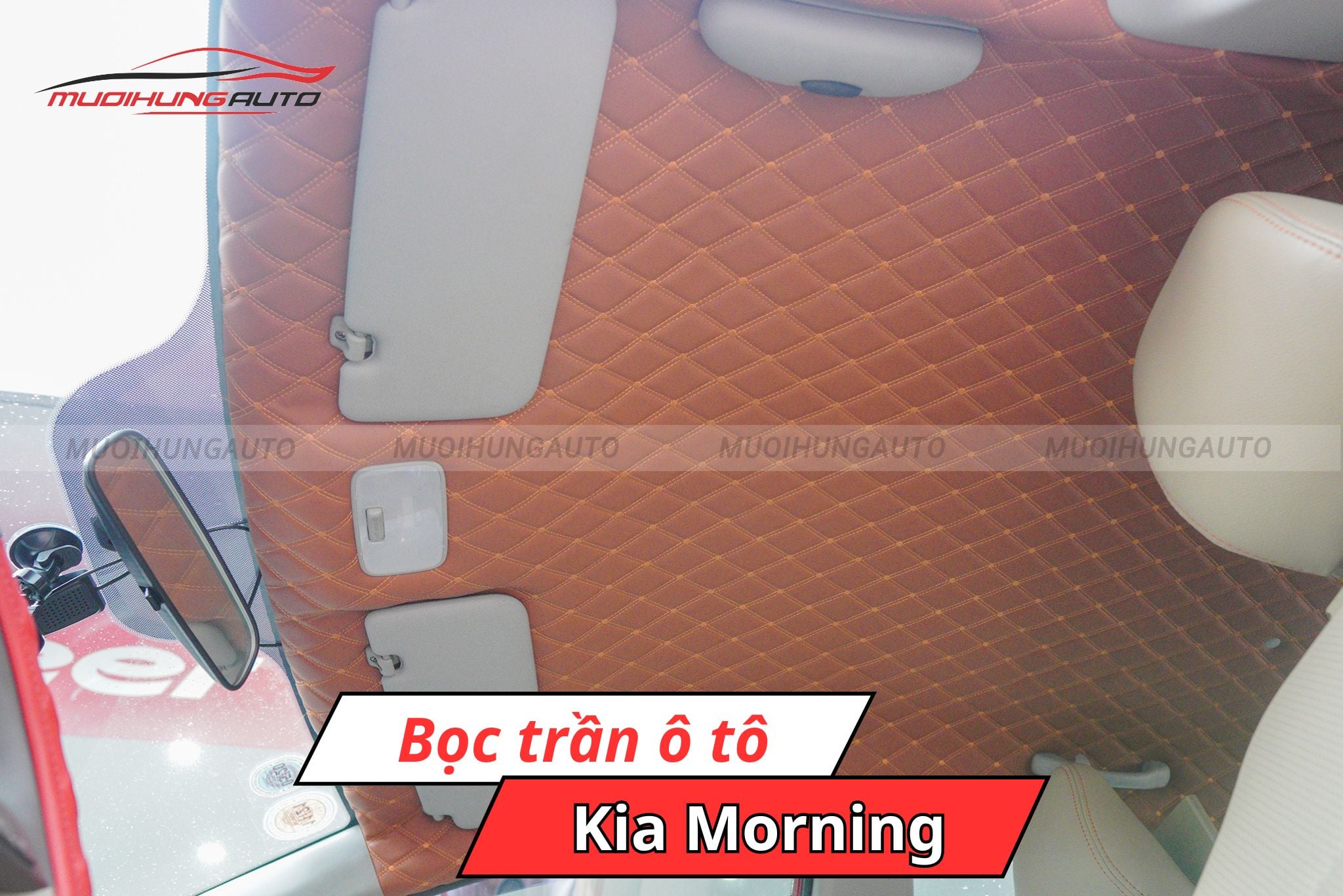 Bọc trần xe ô tô Kia Morning