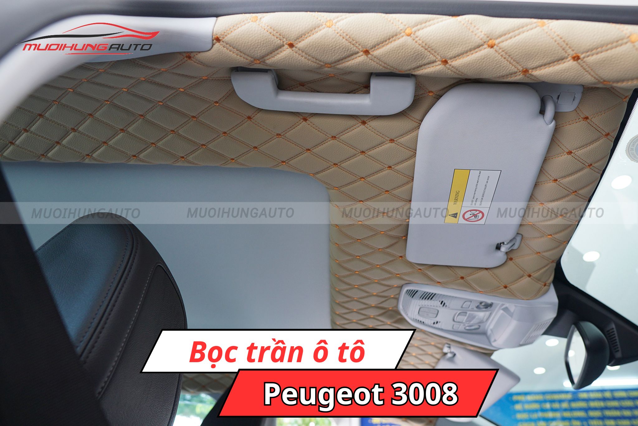 Bọc trần xe ô tô Peugeot 3008