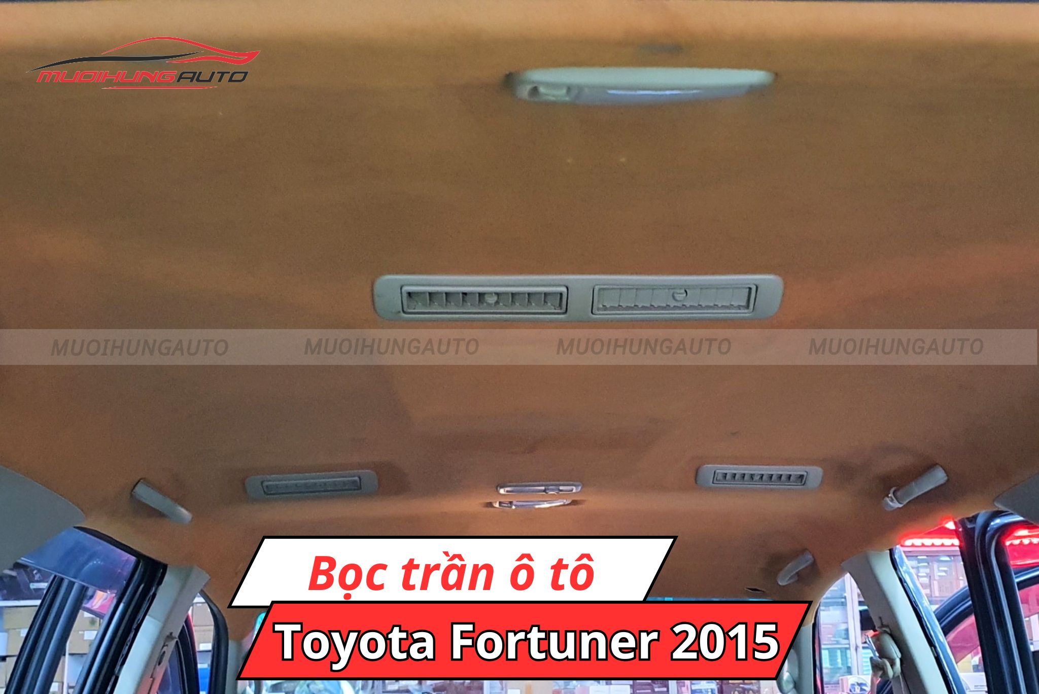 Bọc trần xe ô tô Toyota Fortuner 2015