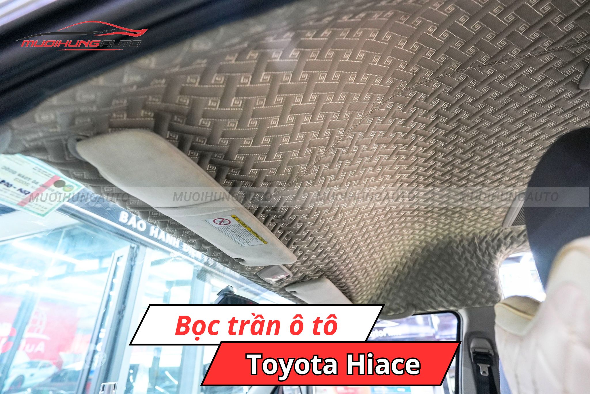 Bọc trần xe ô tô Toyota Hiace