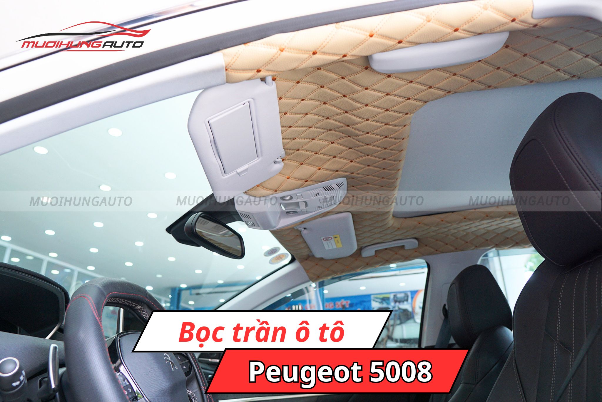 Bọc trần xe Peugeot 5008