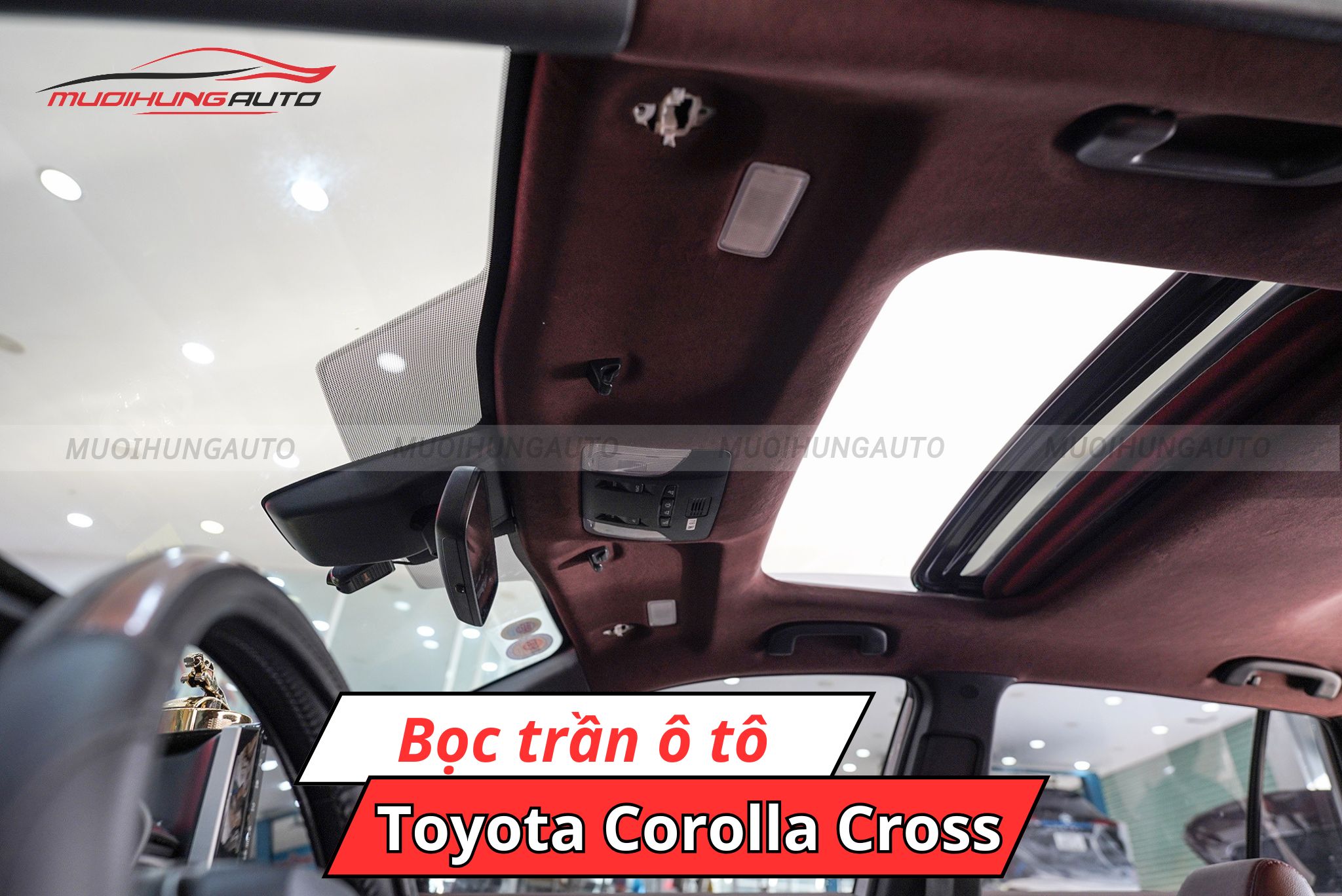 Bọc trần xe Toyota Corolla Cross