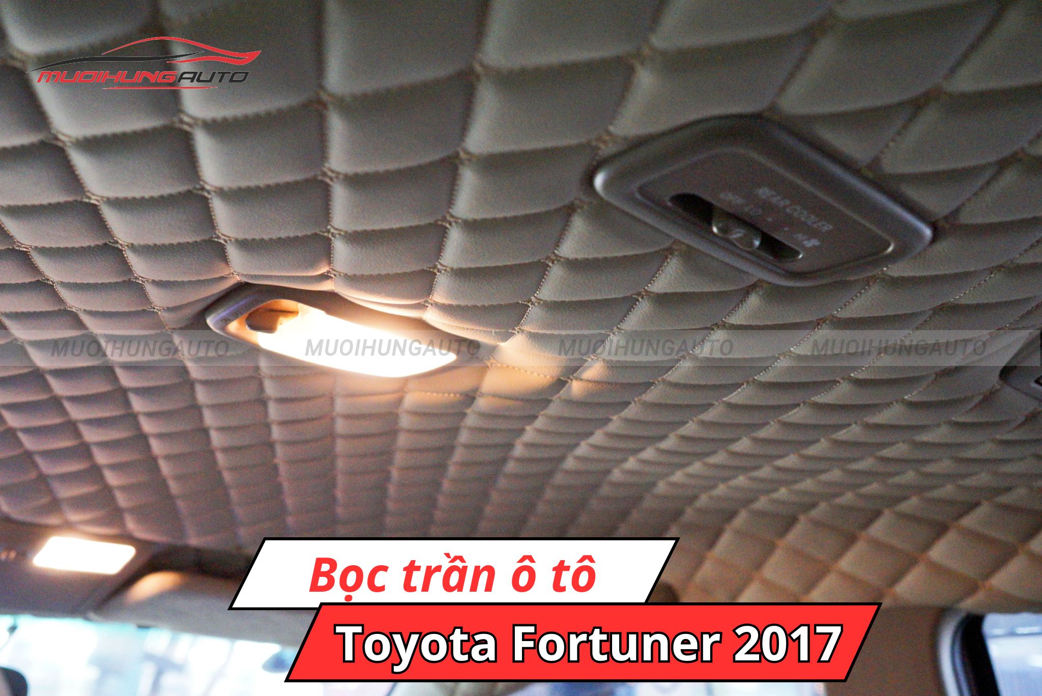 Bọc trần xe Toyota Fortuner 2017