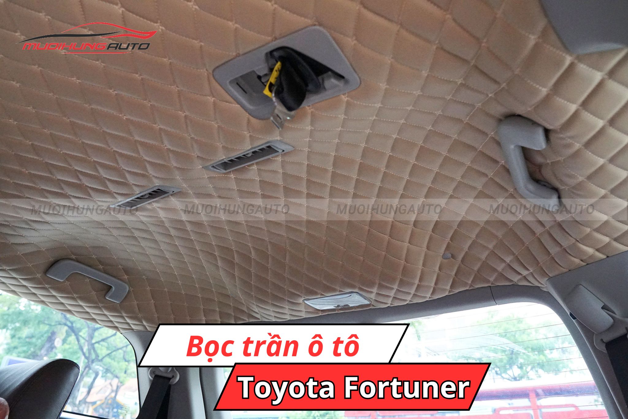 Bọc trần xe Toyota Fortuner