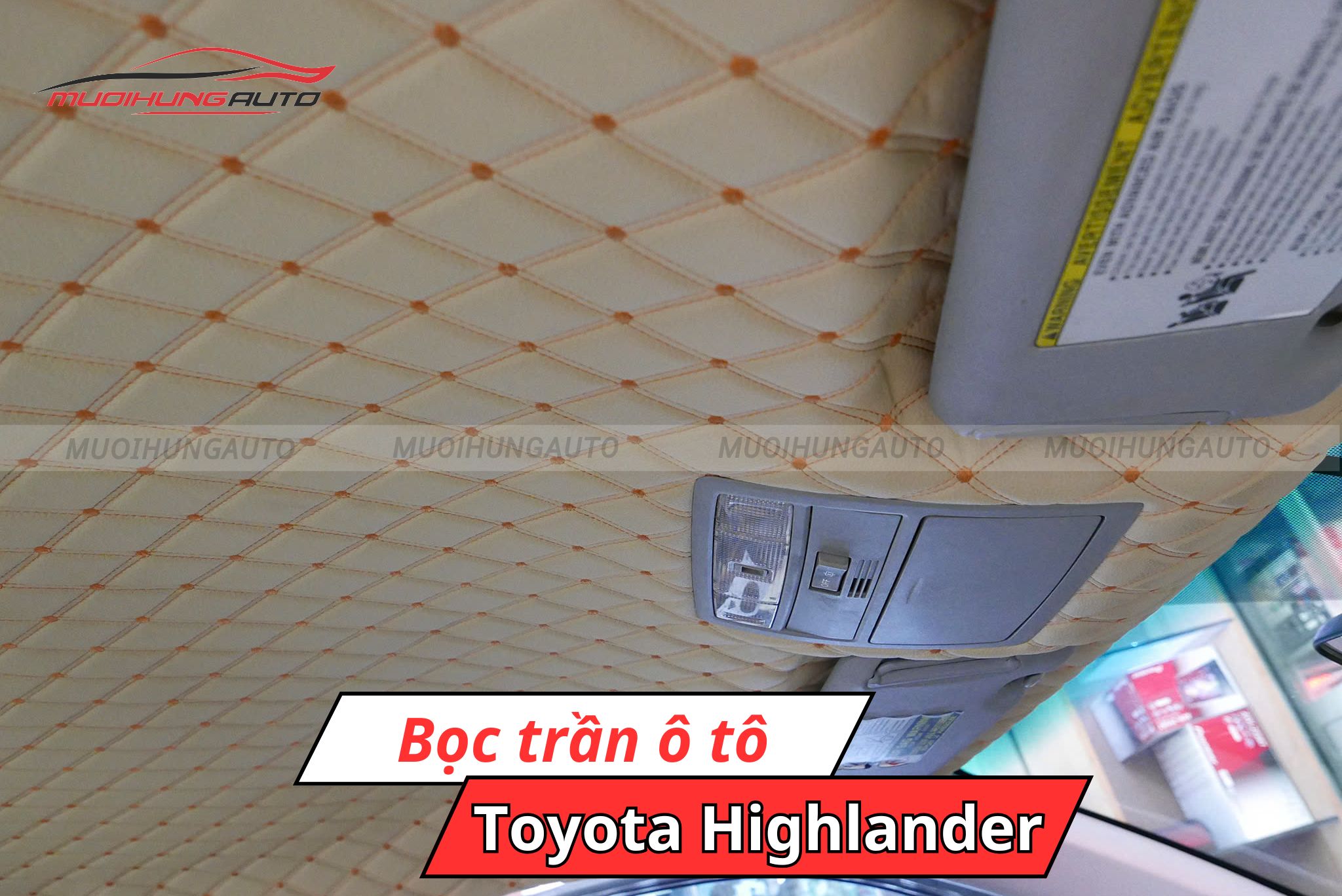 Bọc trần xe Toyota Highlander