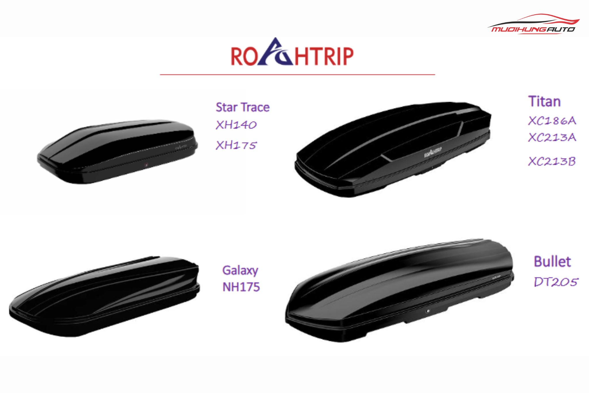 Các dòng cốp nóc ROAHTRIP