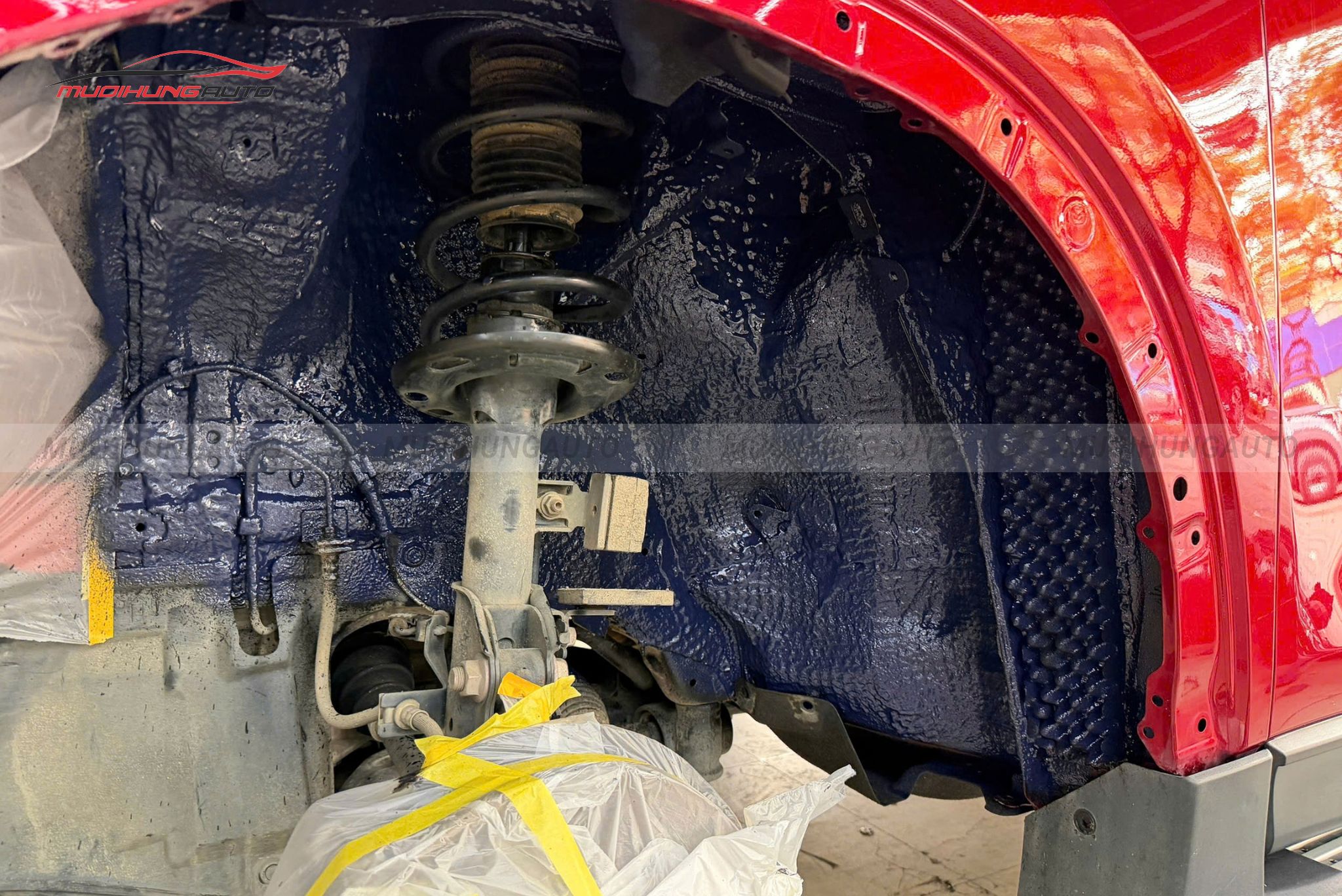 Cách âm chống ồn hốc bánh Mazda CX-5 2022