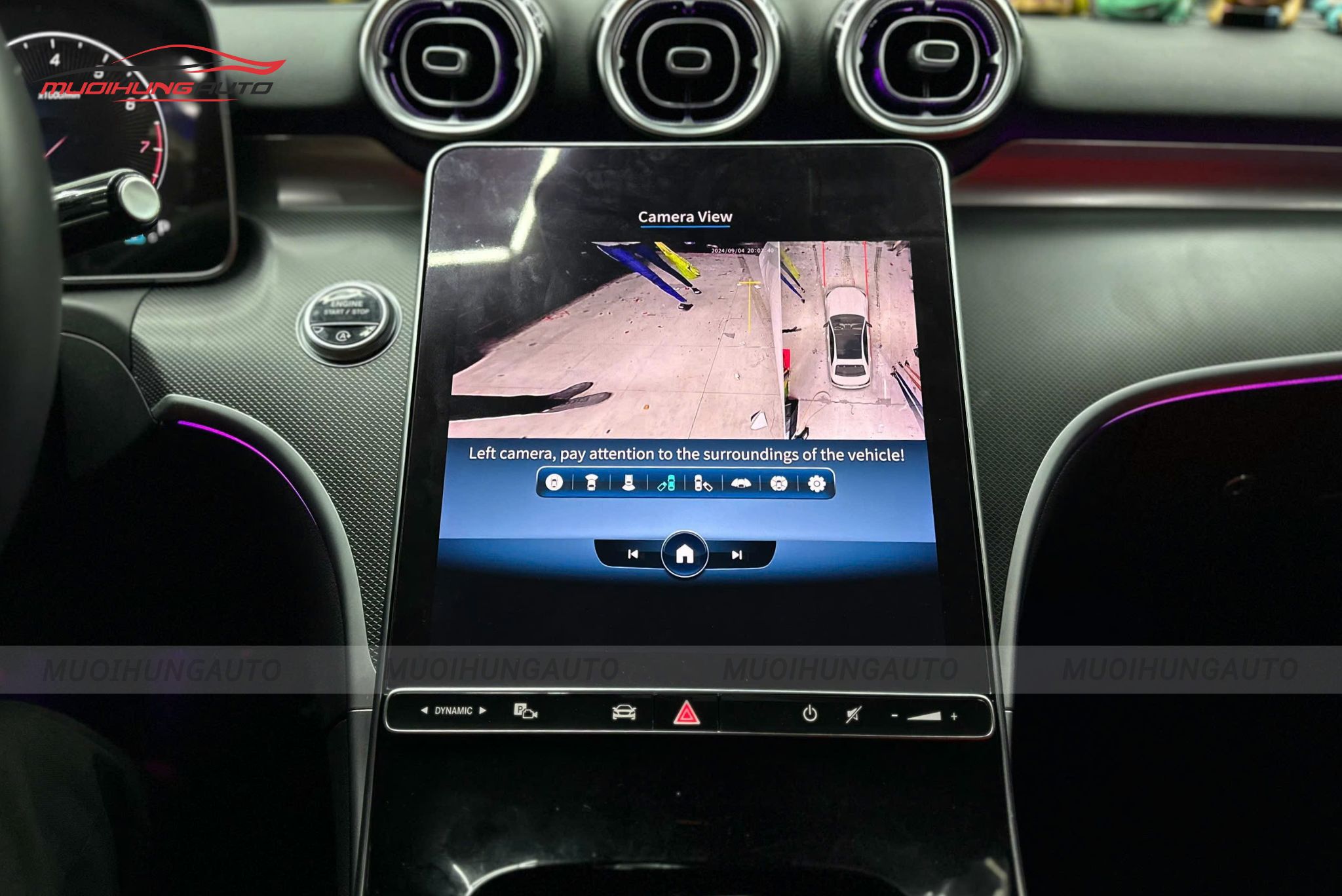 Camera 360 độ cho Mercedes C200 2022