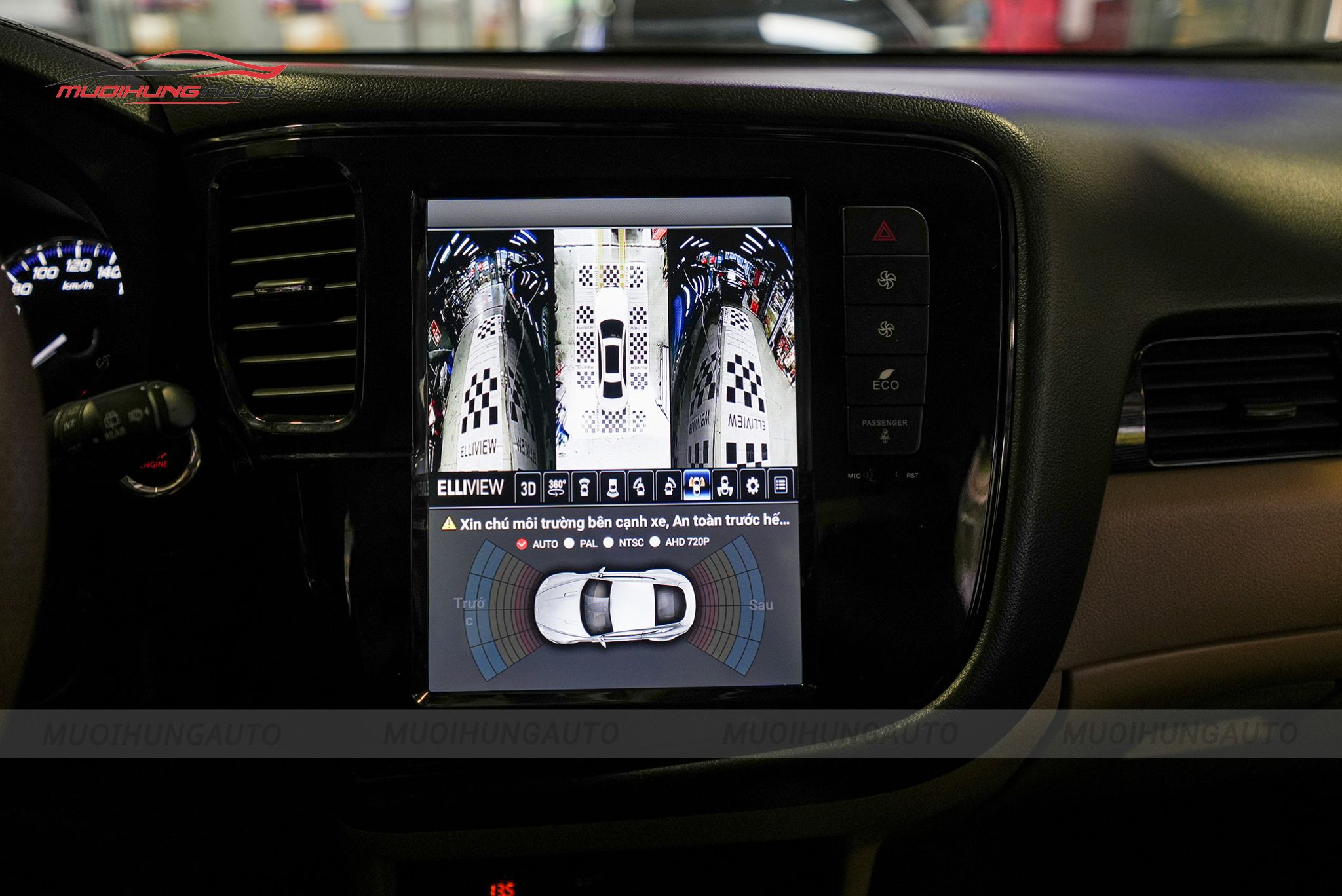 Camera 360 độ cho Mitsubishi Outlander 2020