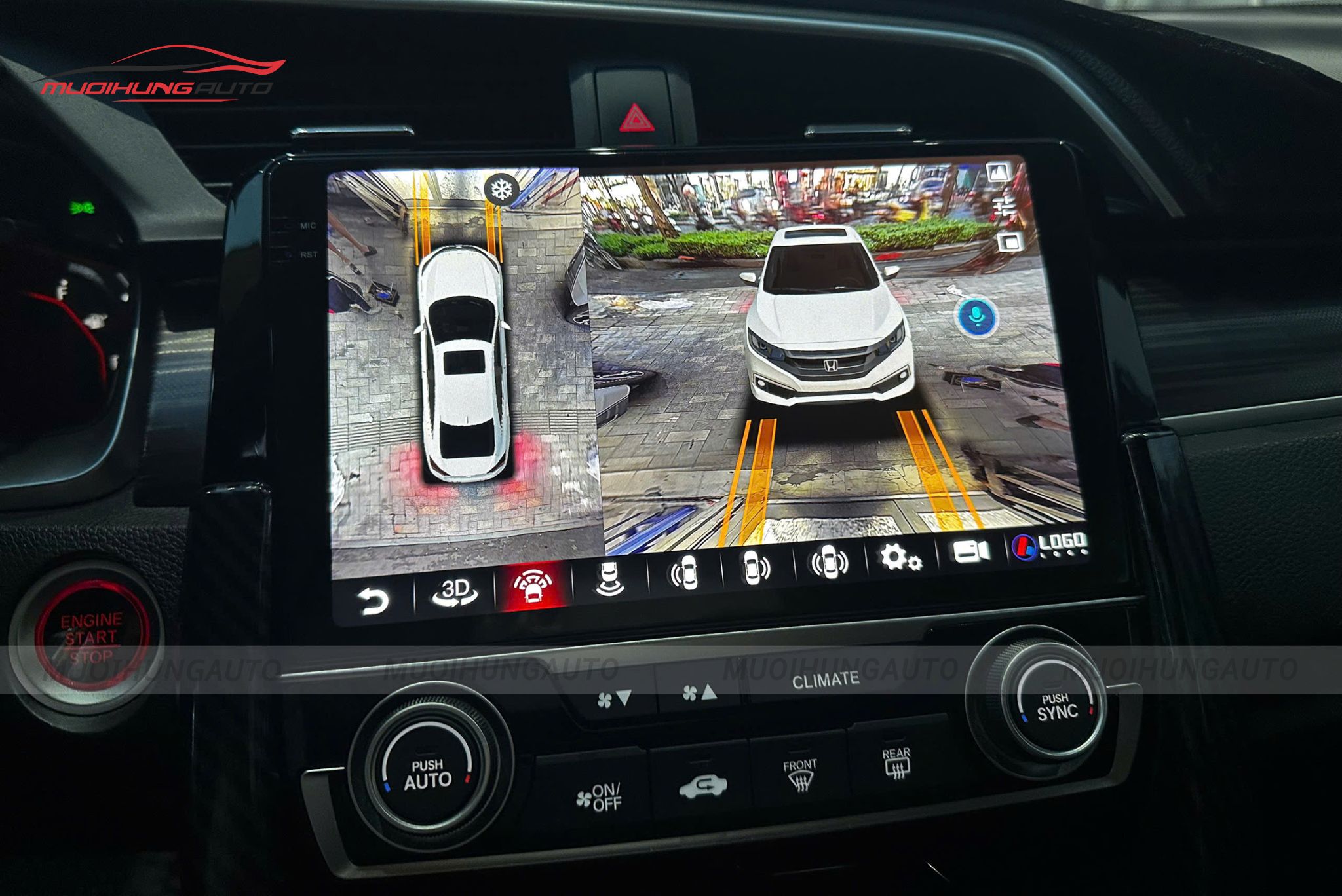Camera 360 độ cho ô tô Honda Civic 2020