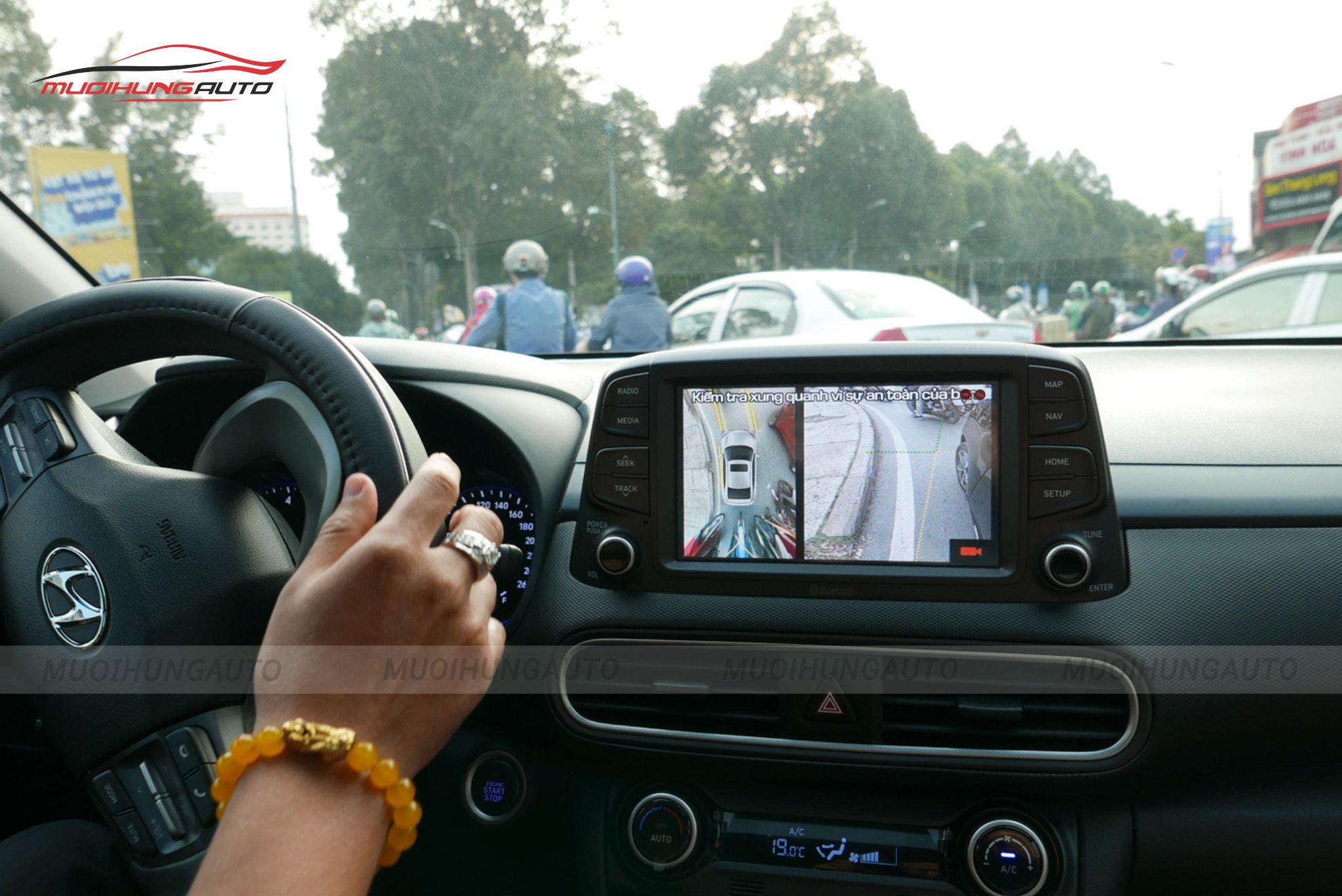 Camera 360 độ cho ô tô Hyundai Kona