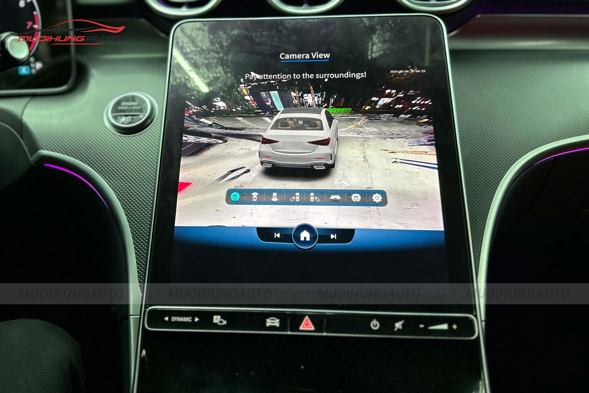 Camera 360 độ cho ô tô Mercedes C200 2022