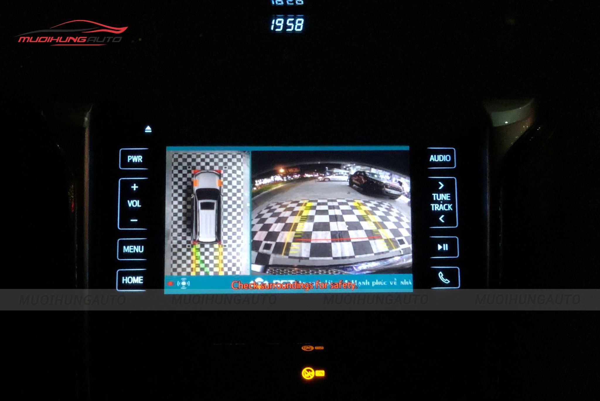 Camera 360 độ cho ô tô Toyota Fortuner