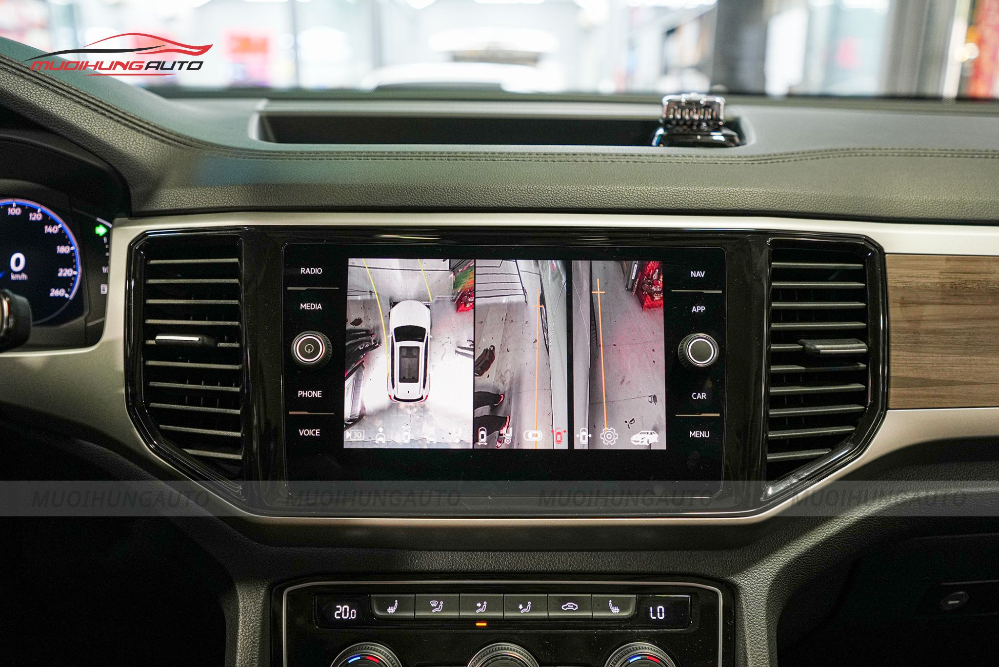 Camera 360 độ cho ô tô Volkswagen Teramont 2021