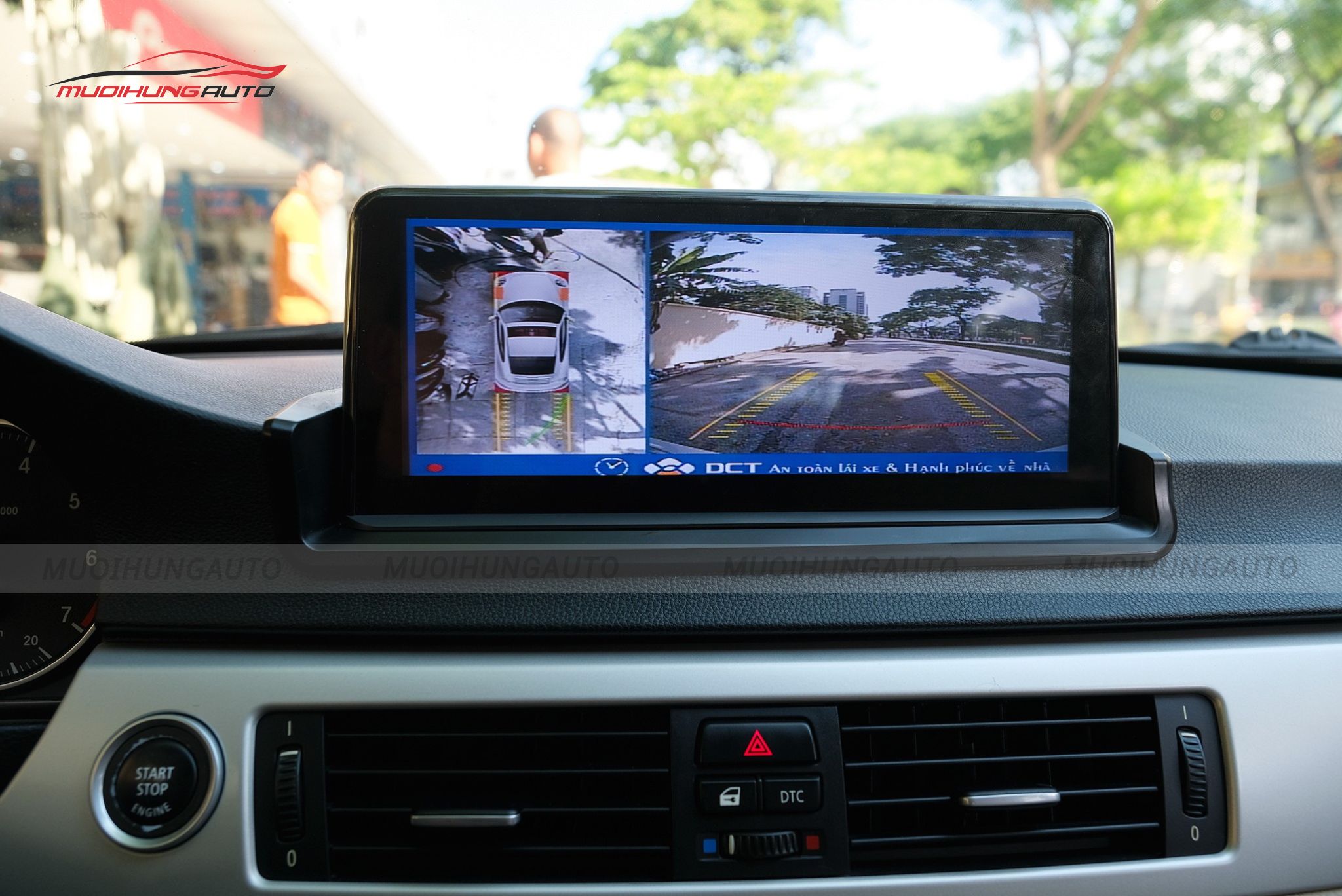 Camera 360 độ cho xe BMW 320i 2008