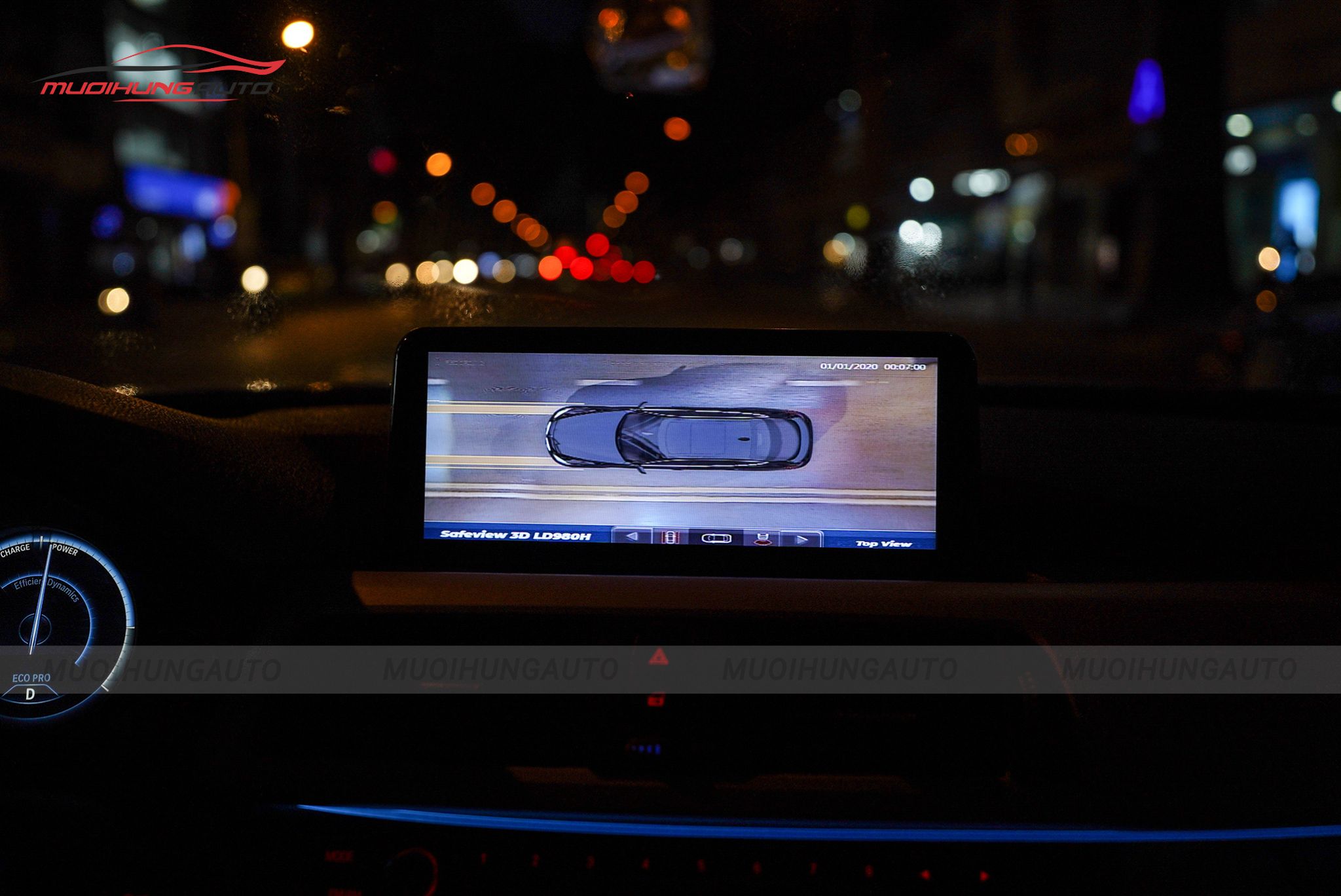 Camera 360 độ cho xe BMW 320i