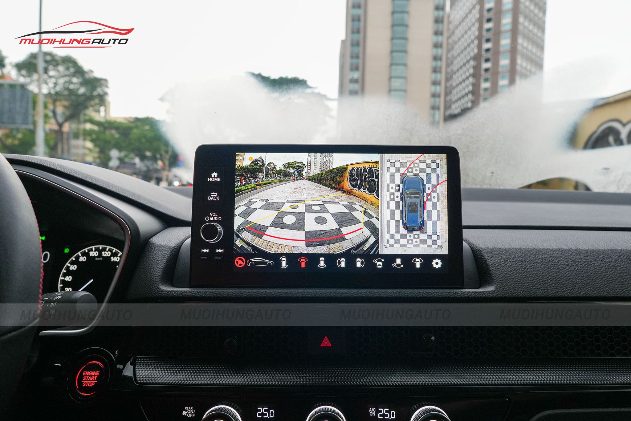 Camera 360 độ cho xe Honda CRV 2024