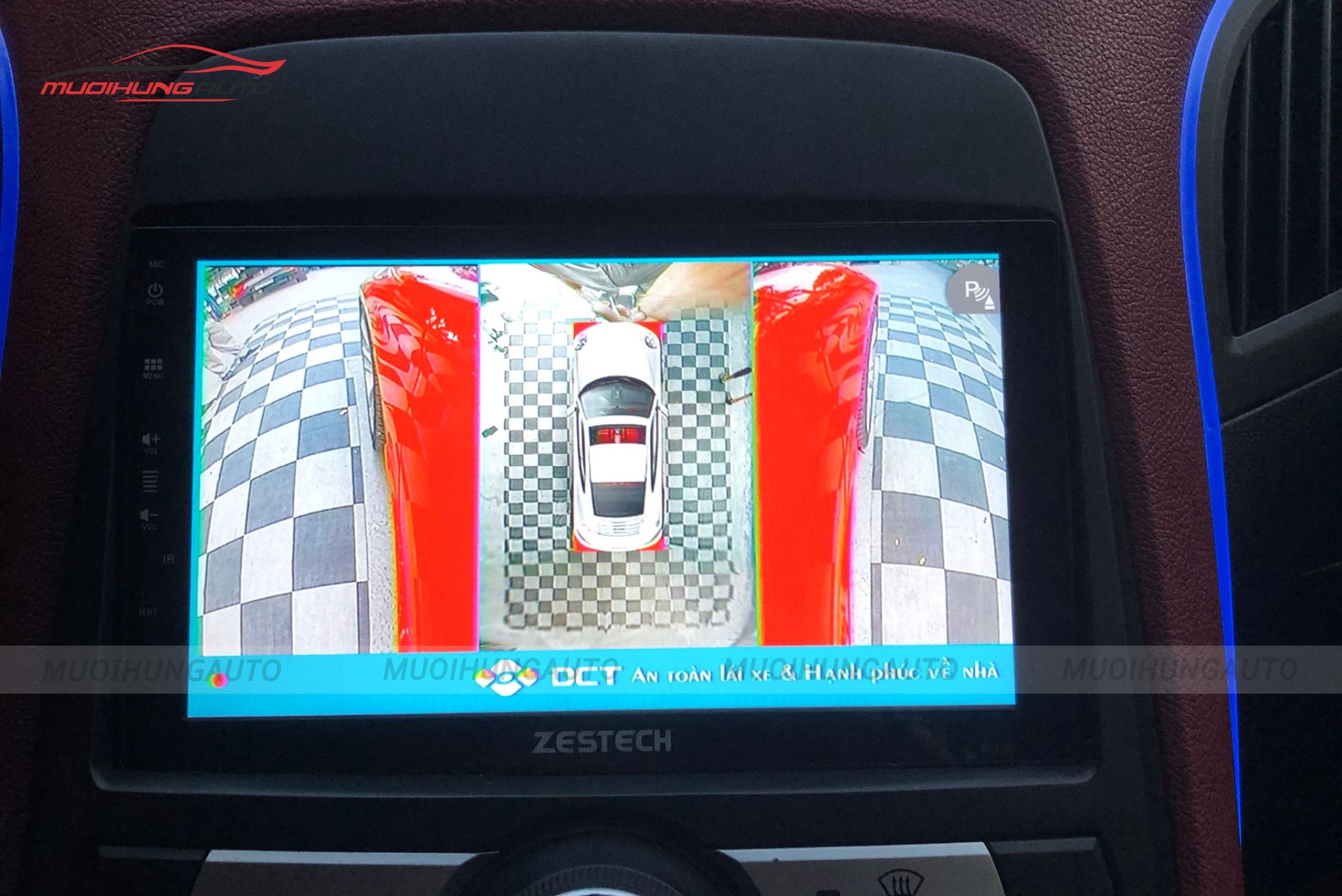 Camera 360 độ cho xe Hyundai Genesis 2008