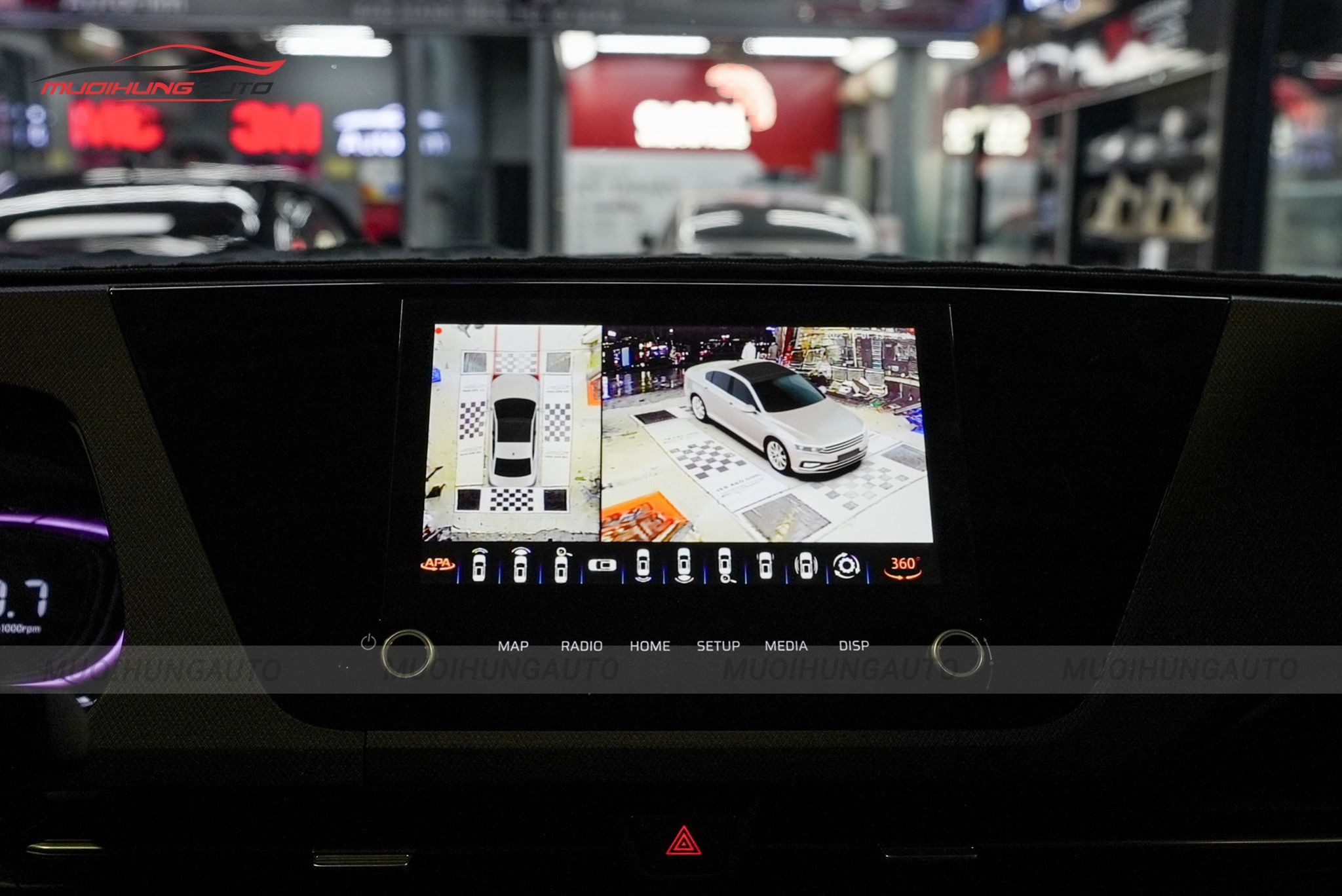 Camera 360 độ cho xe Kia Carens 2023