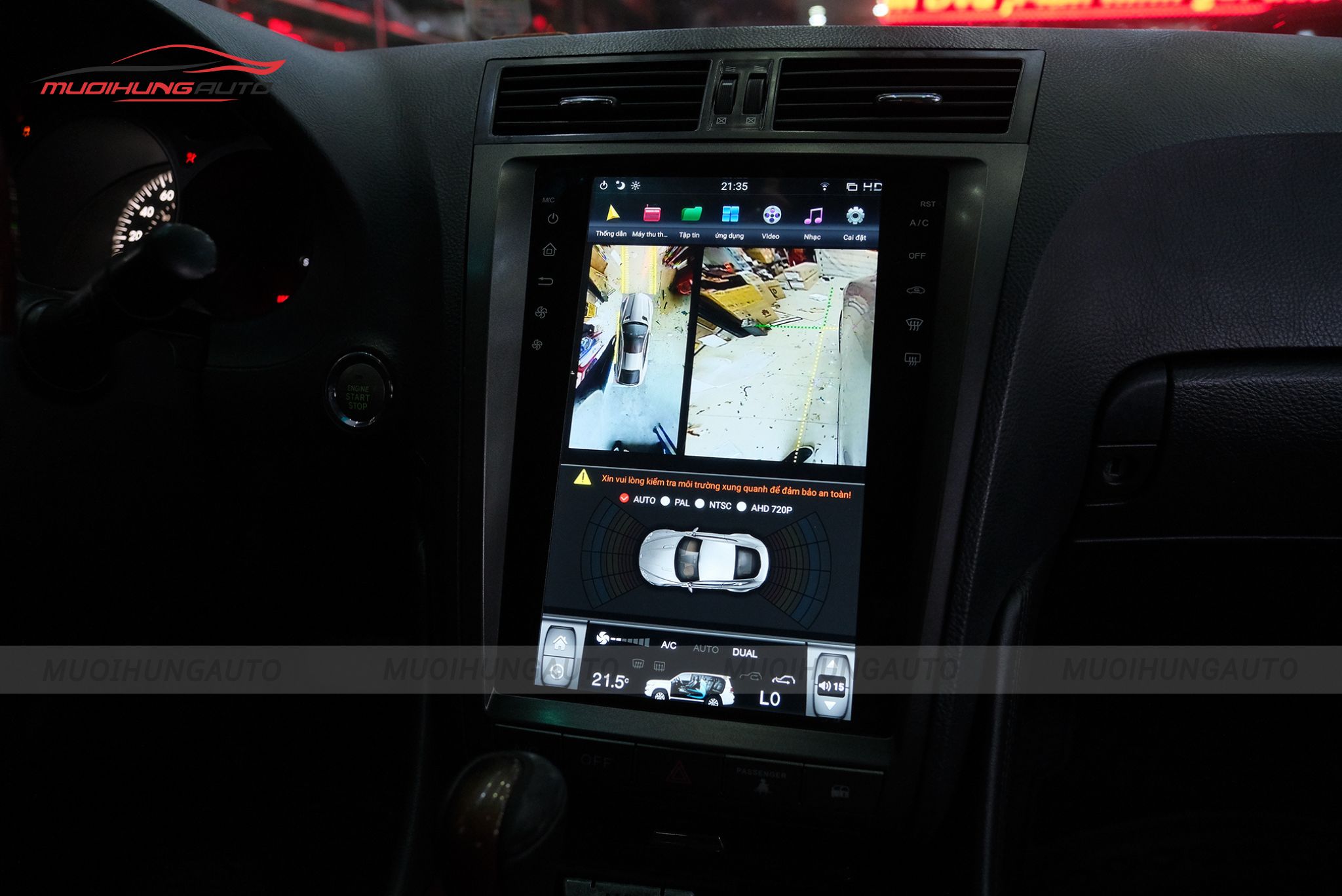 Camera 360 độ cho xe Lexus GS300 2008