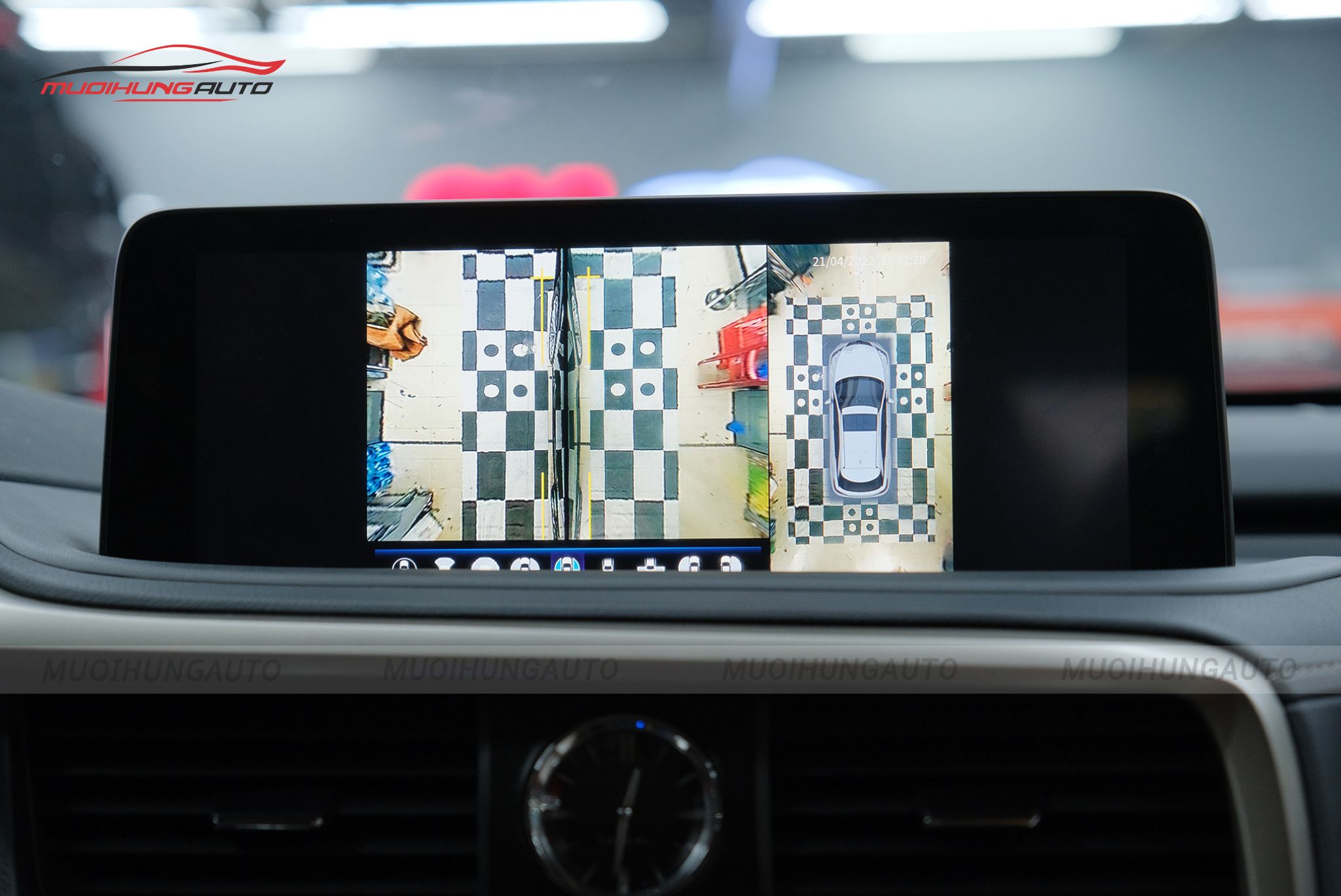 Camera 360 độ cho xe Lexus RX300