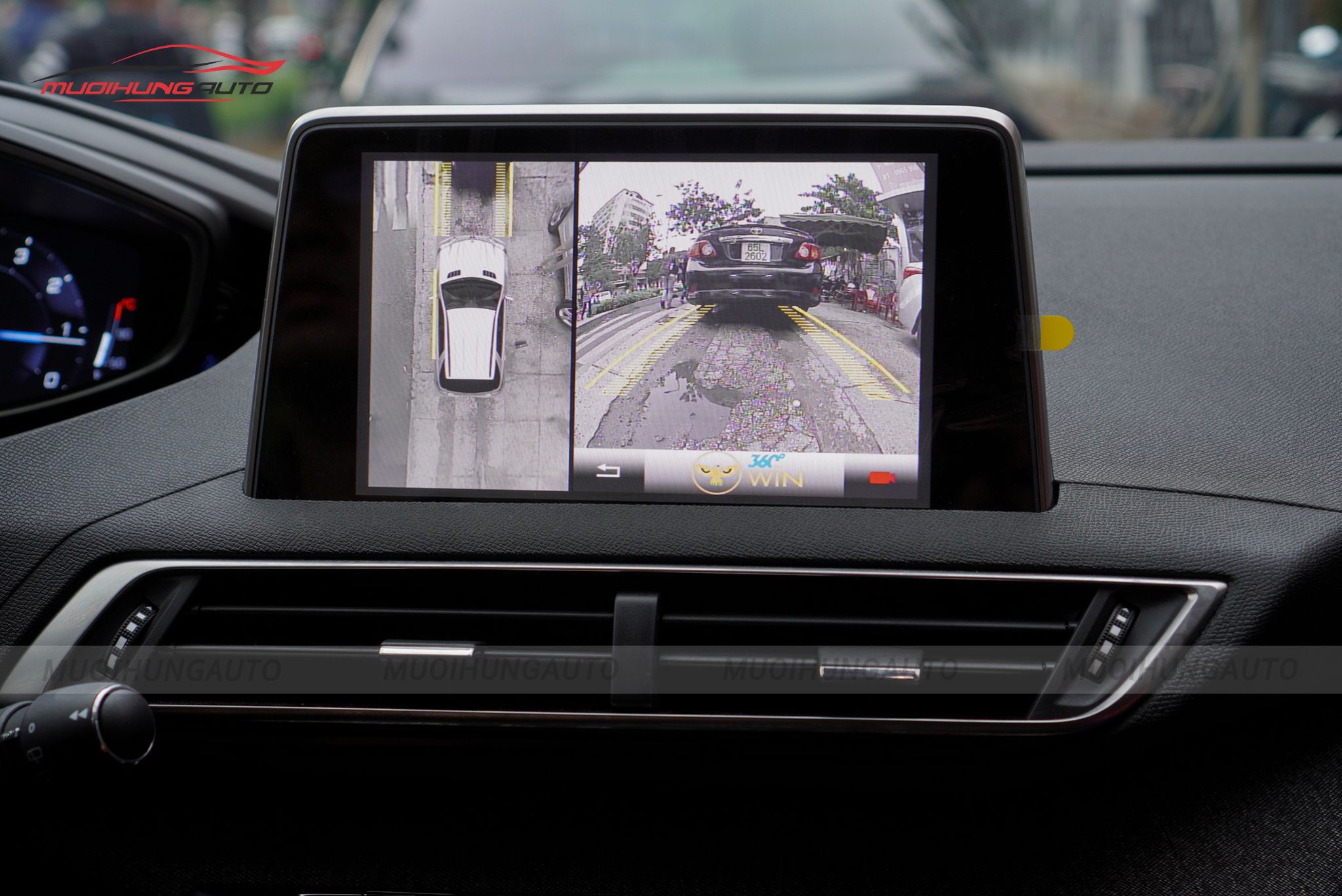 Camera 360 độ cho xe Peugeot 3008