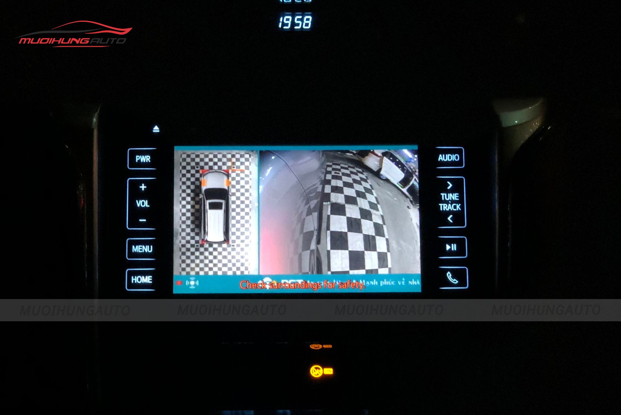 Camera 360 độ cho xe Toyota Fortuner