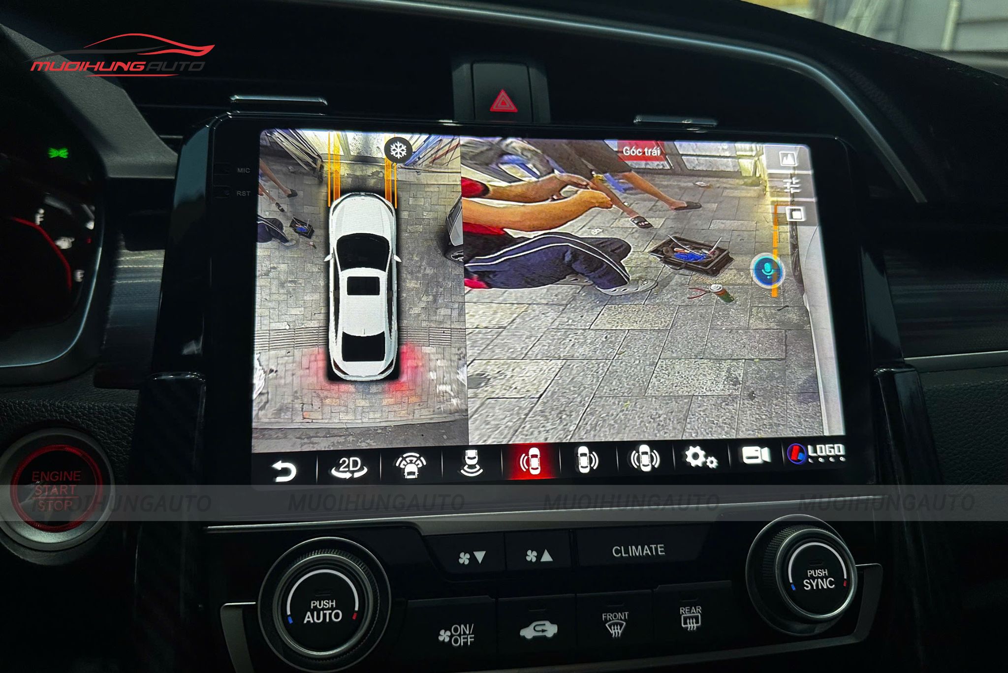 Camera 360 độ Honda Civic 2020