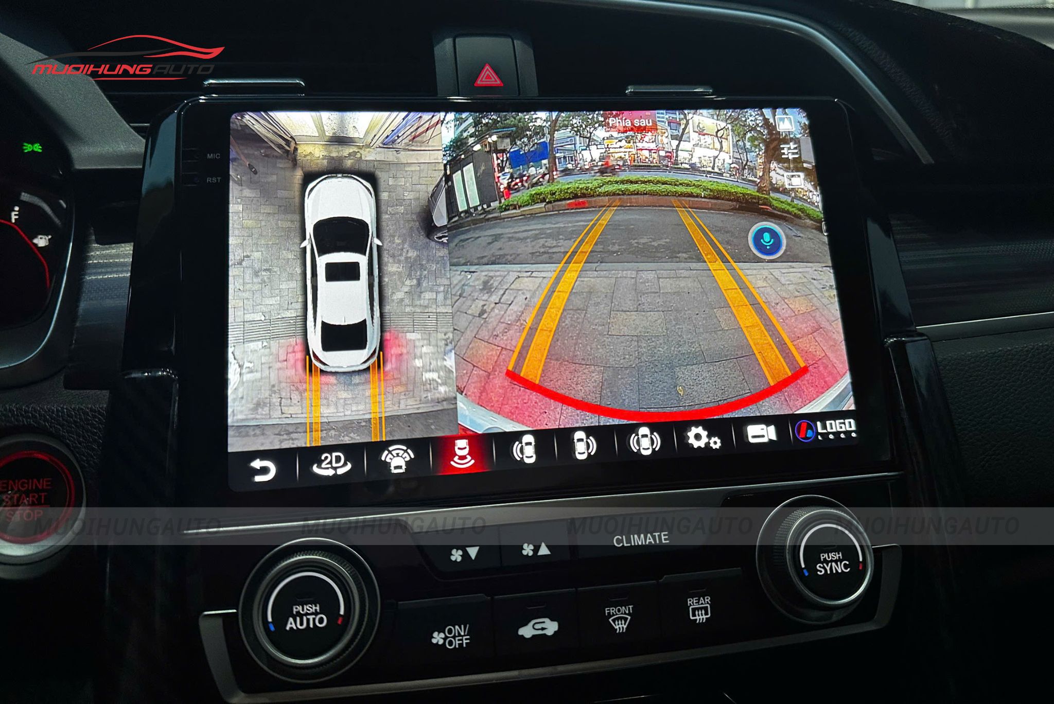 Camera 360 độ ô tô Honda Civic 2020