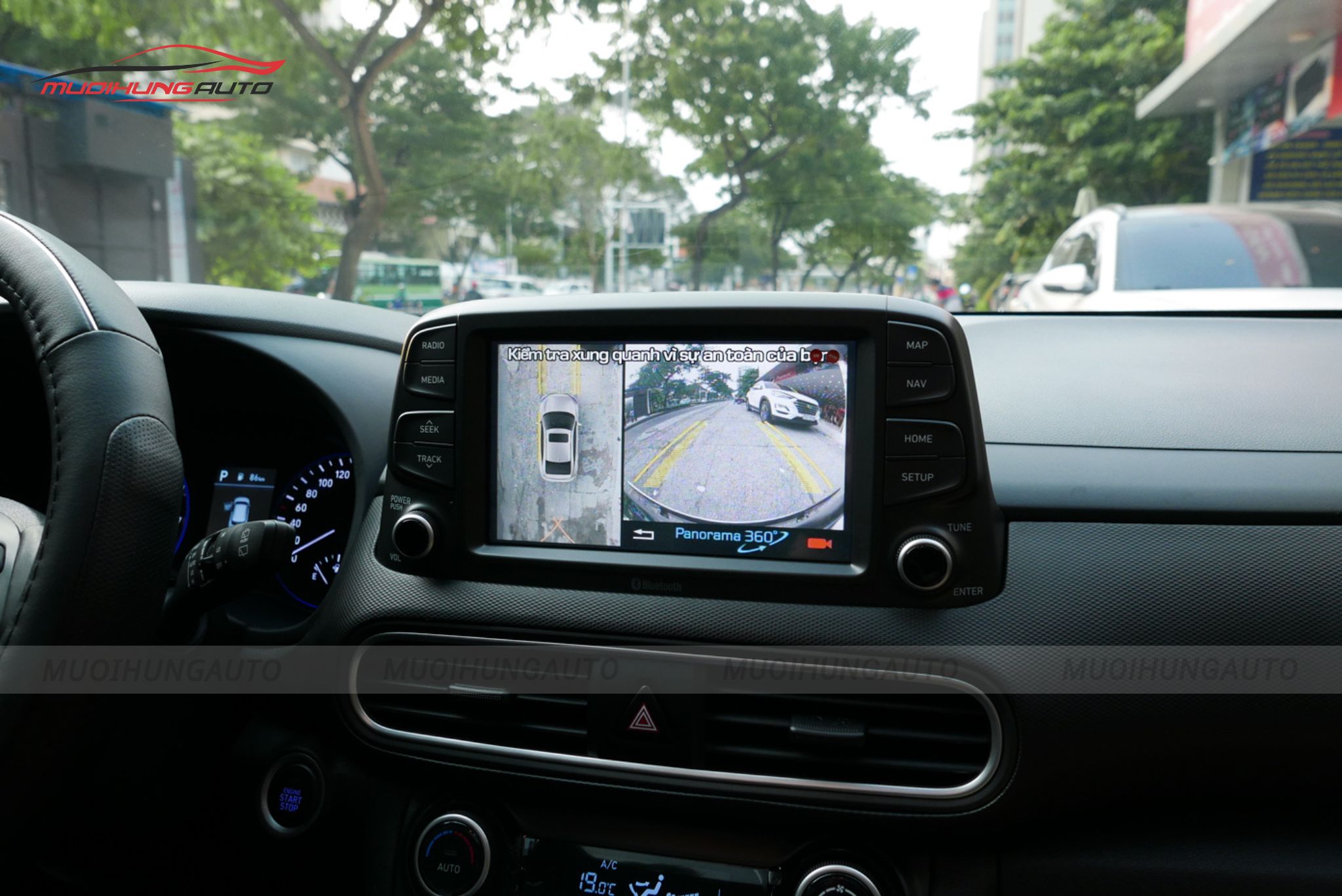 Camera 360 độ ô tô Hyundai Kona