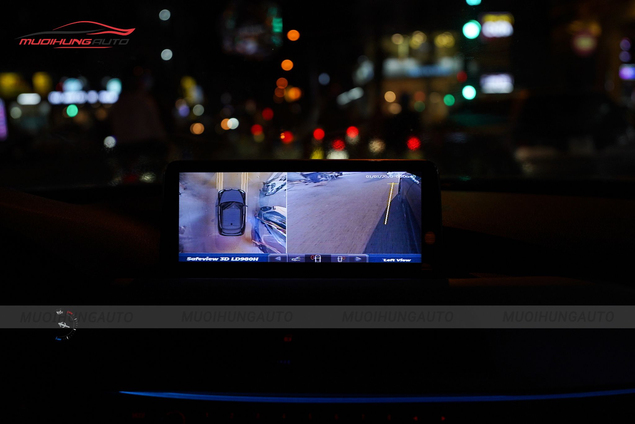 Camera 360 độ xe BMW 320i