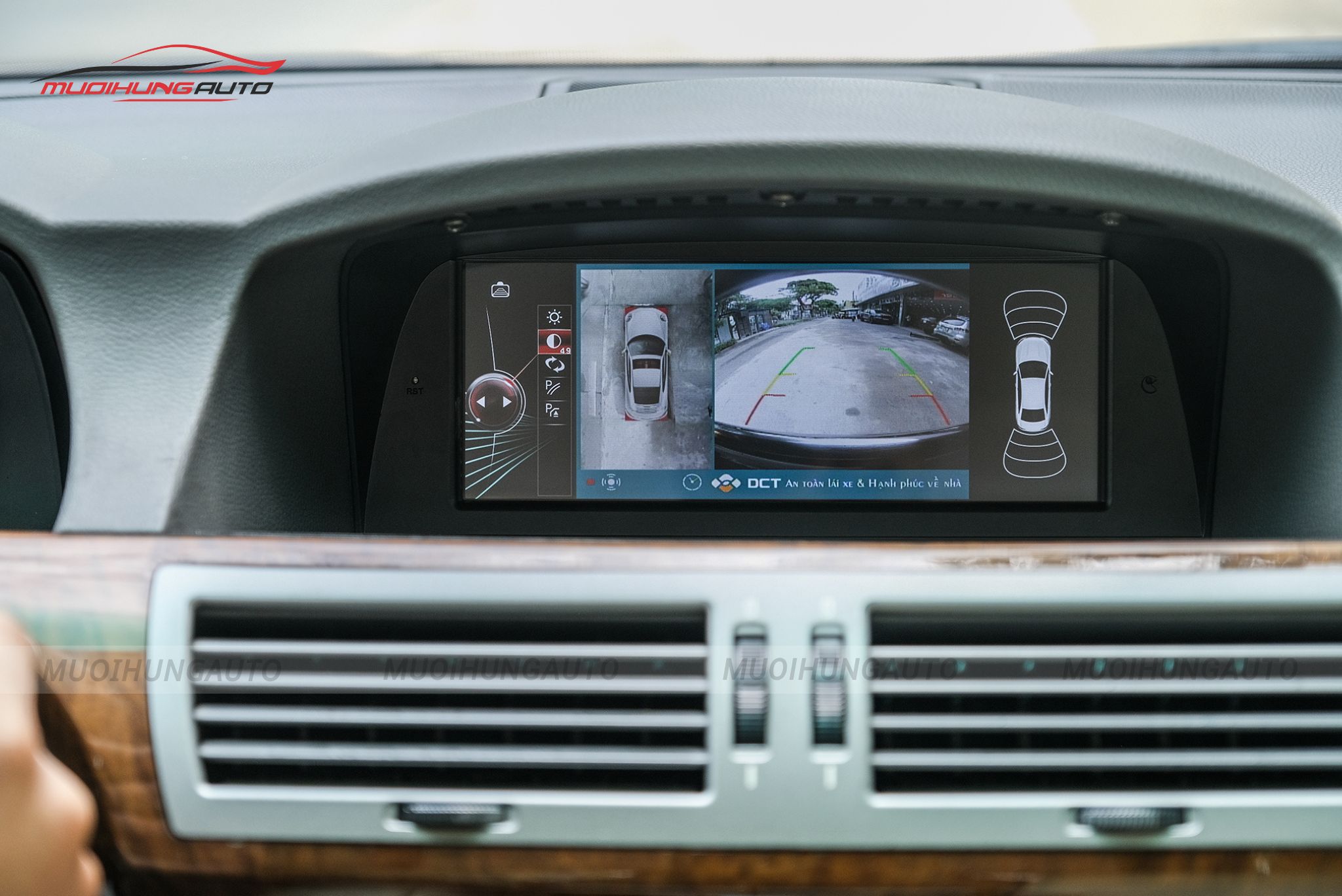 Camera 360 độ xe BMW 745i