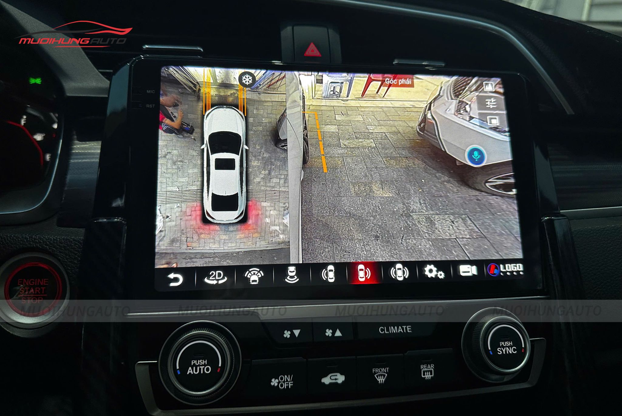 Camera 360 độ xe Honda Civic 2020