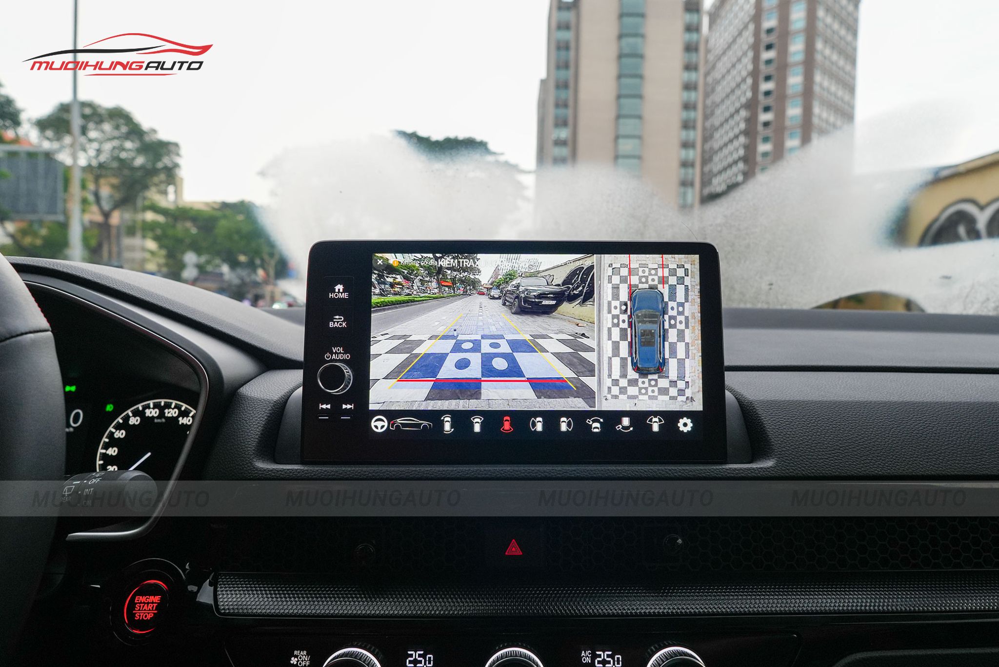 Camera 360 độ xe Honda CRV 2024