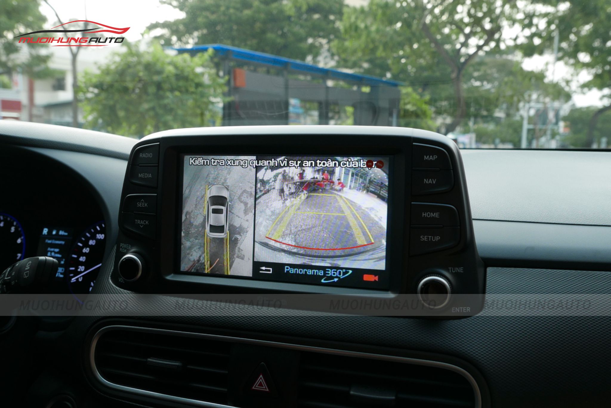 Camera 360 độ xe Hyundai Kona