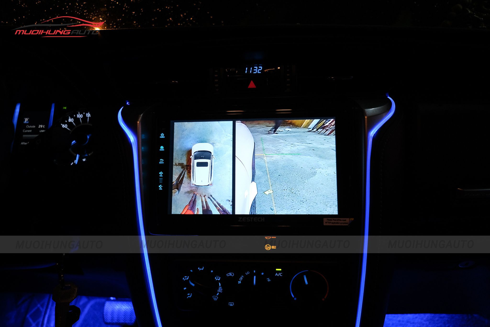 Camera 360 độ xe Toyota Fortuner 2020